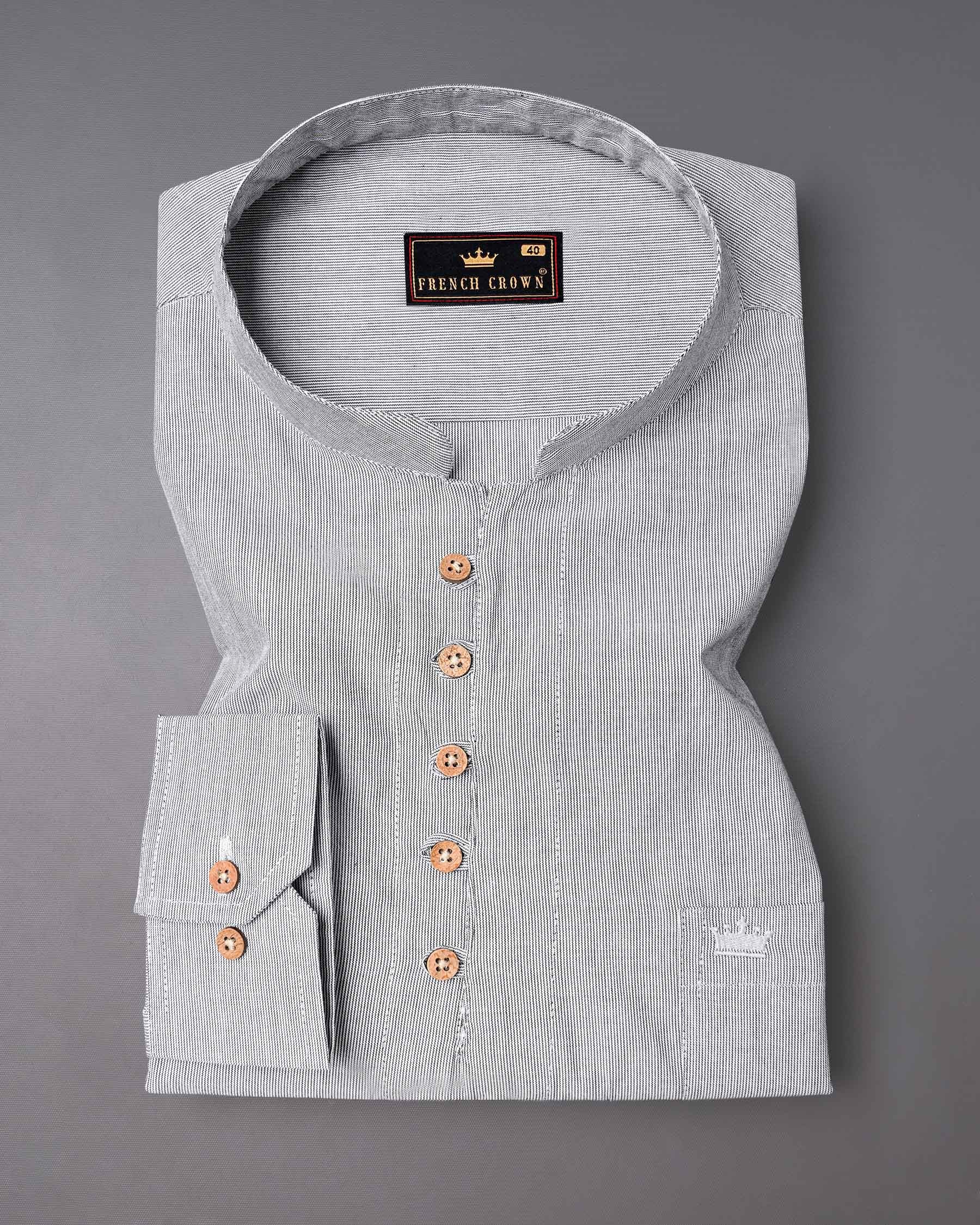 Wenge Gray Pin Striped Premium Cotton Kurta Shirt 6955-KS-38,6955-KS-38,6955-KS-39,6955-KS-39,6955-KS-40,6955-KS-40,6955-KS-42,6955-KS-42,6955-KS-44,6955-KS-44,6955-KS-46,6955-KS-46,6955-KS-48,6955-KS-48,6955-KS-50,6955-KS-50,6955-KS-52,6955-KS-52