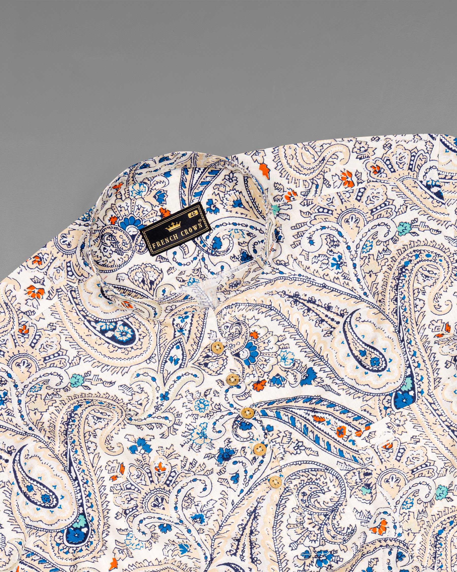 Gainsboro Paisley Printed Luxurious Linen Kurta Shirt 6964-KS-38,6964-KS-38,6964-KS-39,6964-KS-39,6964-KS-40,6964-KS-40,6964-KS-42,6964-KS-42,6964-KS-44,6964-KS-44,6964-KS-46,6964-KS-46,6964-KS-48,6964-KS-48,6964-KS-50,6964-KS-50,6964-KS-52,6964-KS-52