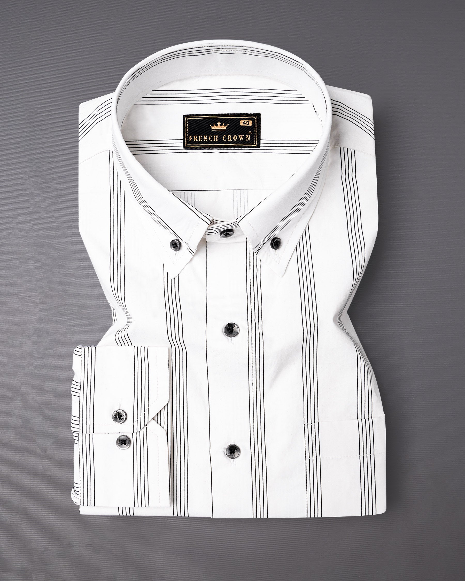 Bright White Striped Twill Premium Cotton Shirt 7027-BD-BLK-38, 7027-BD-BLK-H-38, 7027-BD-BLK-39, 7027-BD-BLK-H-39, 7027-BD-BLK-40, 7027-BD-BLK-H-40, 7027-BD-BLK-42, 7027-BD-BLK-H-42, 7027-BD-BLK-44, 7027-BD-BLK-H-44, 7027-BD-BLK-46, 7027-BD-BLK-H-46, 7027-BD-BLK-48, 7027-BD-BLK-H-48, 7027-BD-BLK-50, 7027-BD-BLK-H-50, 7027-BD-BLK-52, 7027-BD-BLK-H-52