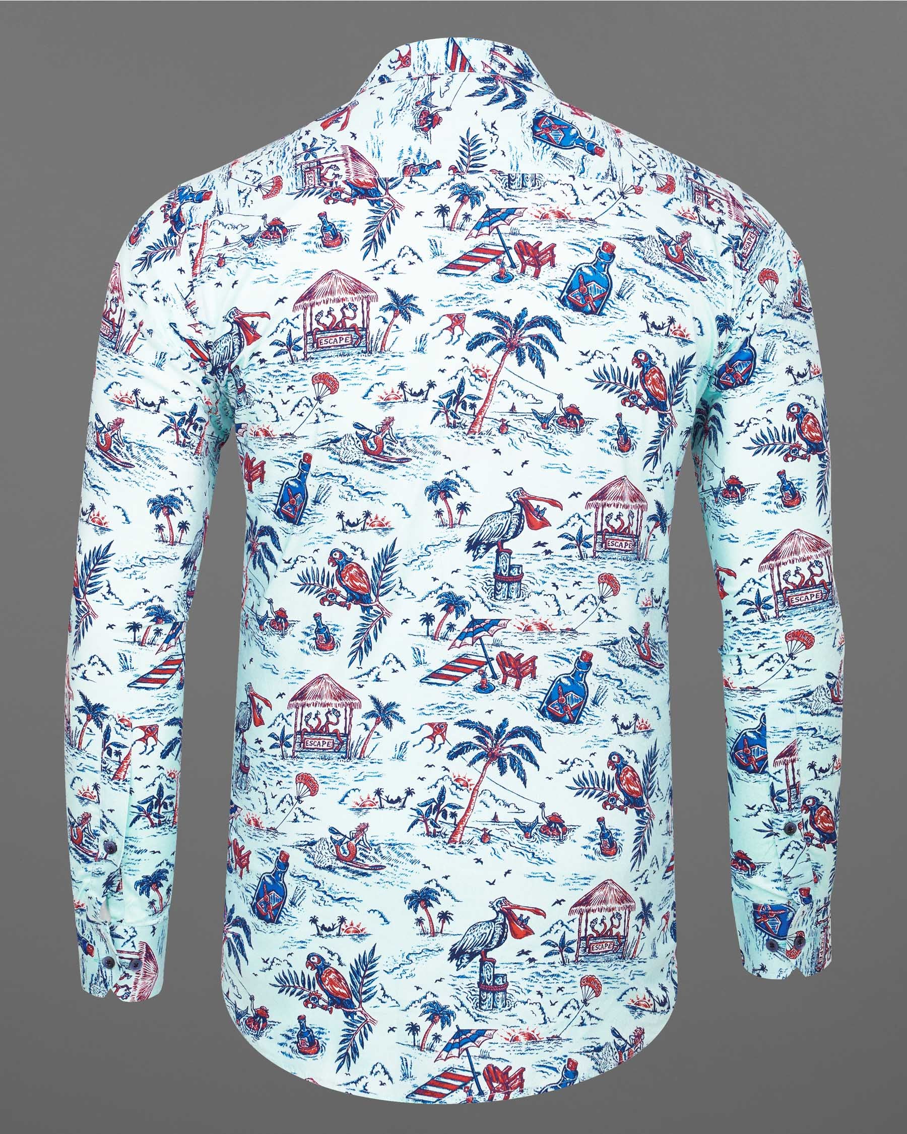 Mint Tulip With Toile inspired Printed Twill Premium Cotton Shirt 7123-CC-BLE-38,7123-CC-BLE-H-38,7123-CC-BLE-39,7123-CC-BLE-H-39,7123-CC-BLE-40,7123-CC-BLE-H-40,7123-CC-BLE-42,7123-CC-BLE-H-42,7123-CC-BLE-44,7123-CC-BLE-H-44,7123-CC-BLE-46,7123-CC-BLE-H-46,7123-CC-BLE-48,7123-CC-BLE-H-48,7123-CC-BLE-50,7123-CC-BLE-H-50,7123-CC-BLE-52,7123-CC-BLE-H-52