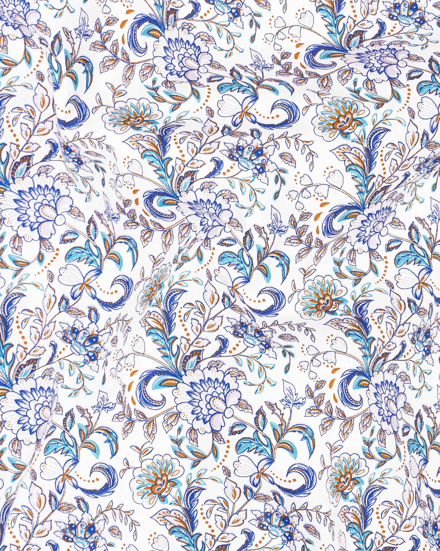 Bright White Multicolour Chintz Printed Twill Premium Cotton Shirt 7191-BLE-38,7191-BLE-H-38,7191-BLE-39,7191-BLE-H-39,7191-BLE-40,7191-BLE-H-40,7191-BLE-42,7191-BLE-H-42,7191-BLE-44,7191-BLE-H-44,7191-BLE-46,7191-BLE-H-46,7191-BLE-48,7191-BLE-H-48,7191-BLE-50,7191-BLE-H-50,7191-BLE-52,7191-BLE-H-52