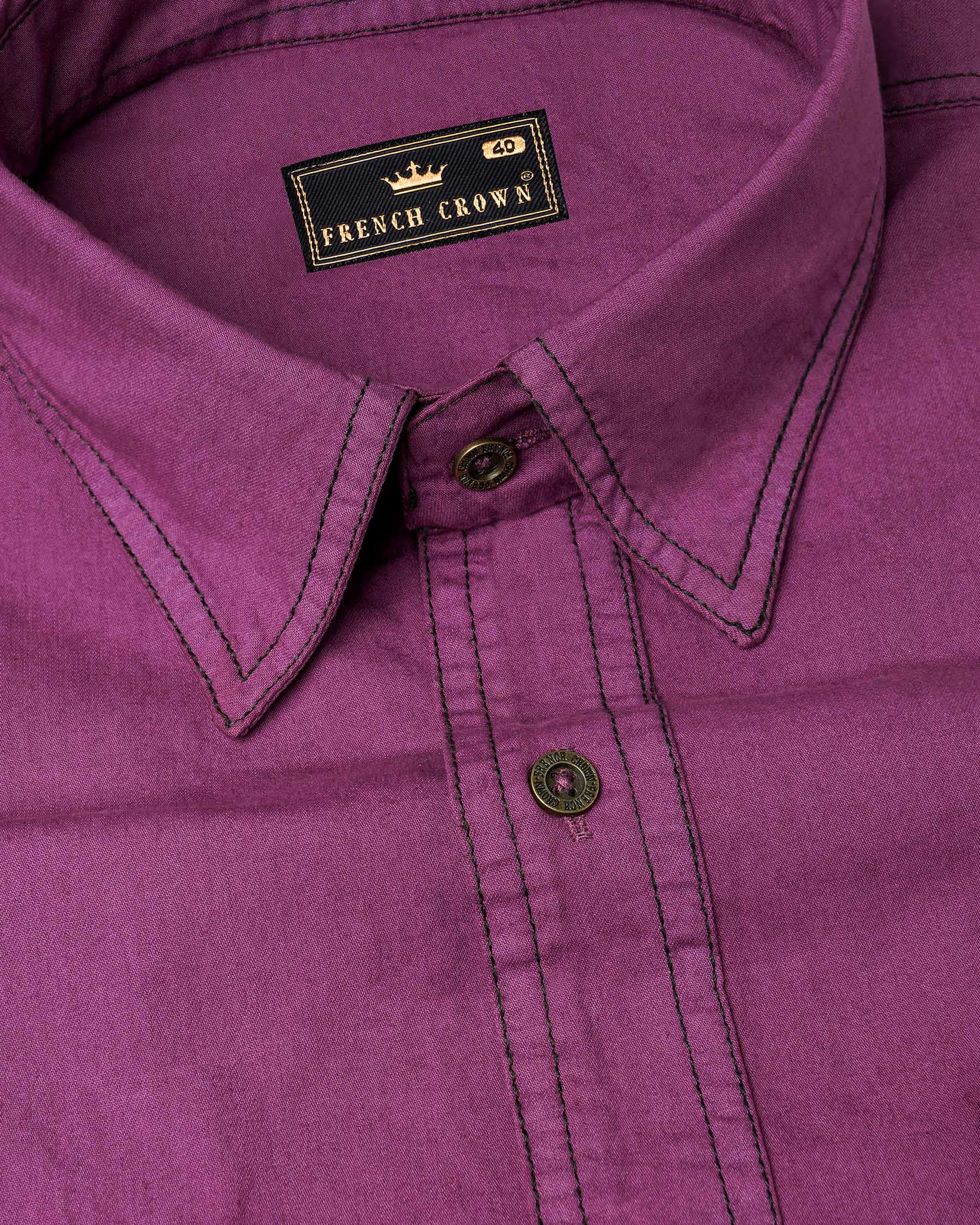Cannon Purple  Chambray Denim shirt 7235-MB-38,7235-MB-H-38,7235-MB-39,7235-MB-H-39,7235-MB-40,7235-MB-H-40,7235-MB-42,7235-MB-H-42,7235-MB-44,7235-MB-H-44,7235-MB-46,7235-MB-H-46,7235-MB-48,7235-MB-H-48,7235-MB-50,7235-MB-H-50,7235-MB-52,7235-MB-H-52