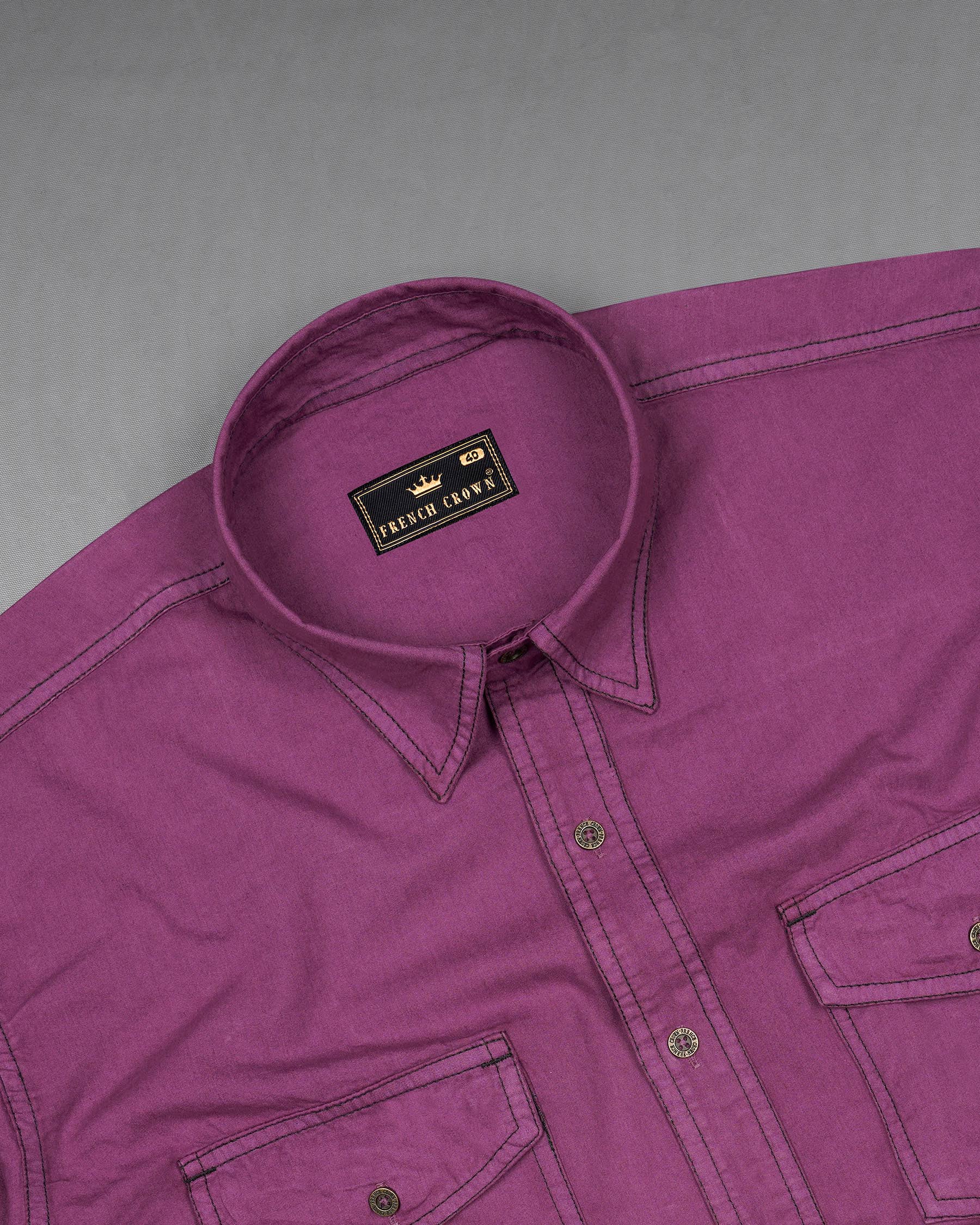 Cannon Purple  Chambray Denim shirt 7235-MB-38,7235-MB-H-38,7235-MB-39,7235-MB-H-39,7235-MB-40,7235-MB-H-40,7235-MB-42,7235-MB-H-42,7235-MB-44,7235-MB-H-44,7235-MB-46,7235-MB-H-46,7235-MB-48,7235-MB-H-48,7235-MB-50,7235-MB-H-50,7235-MB-52,7235-MB-H-52