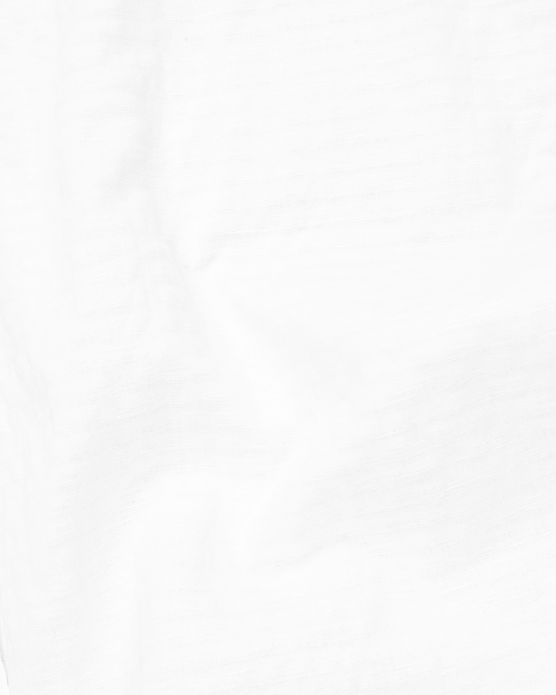 Bright White Dobby Textured Premium Giza Cotton Shirt