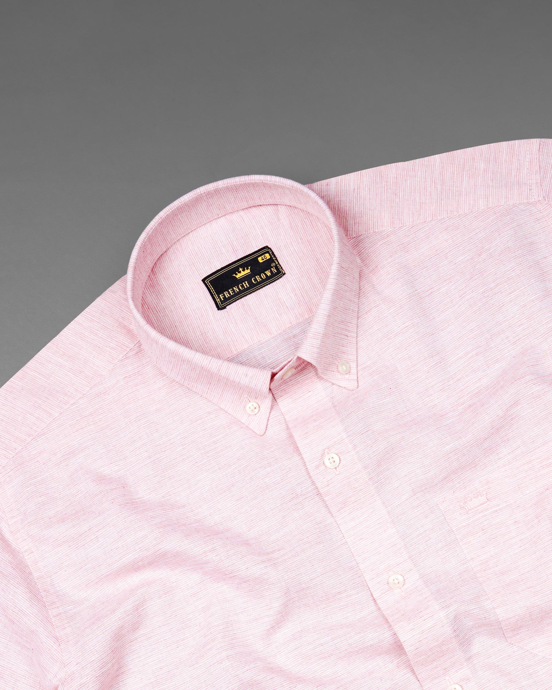 Gainsboro Pink and Bright White Chambray Shirt 7384-BD-38,7384-BD-38,7384-BD-39,7384-BD-39,7384-BD-40,7384-BD-40,7384-BD-42,7384-BD-42,7384-BD-44,7384-BD-44,7384-BD-46,7384-BD-46,7384-BD-48,7384-BD-48,7384-BD-50,7384-BD-50,7384-BD-52,7384-BD-52