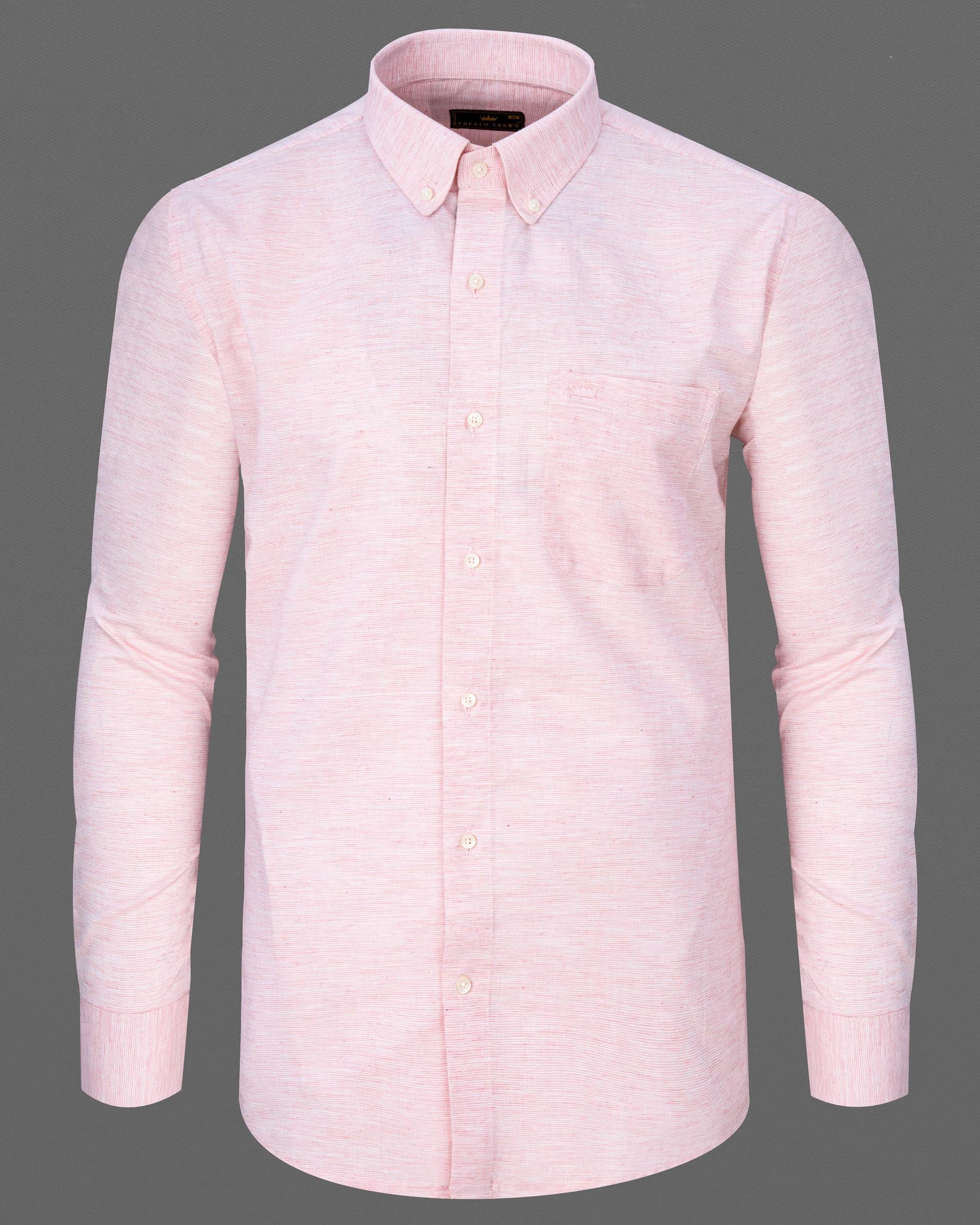 Gainsboro Pink and Bright White Chambray Shirt 7384-BD-38,7384-BD-38,7384-BD-39,7384-BD-39,7384-BD-40,7384-BD-40,7384-BD-42,7384-BD-42,7384-BD-44,7384-BD-44,7384-BD-46,7384-BD-46,7384-BD-48,7384-BD-48,7384-BD-50,7384-BD-50,7384-BD-52,7384-BD-52