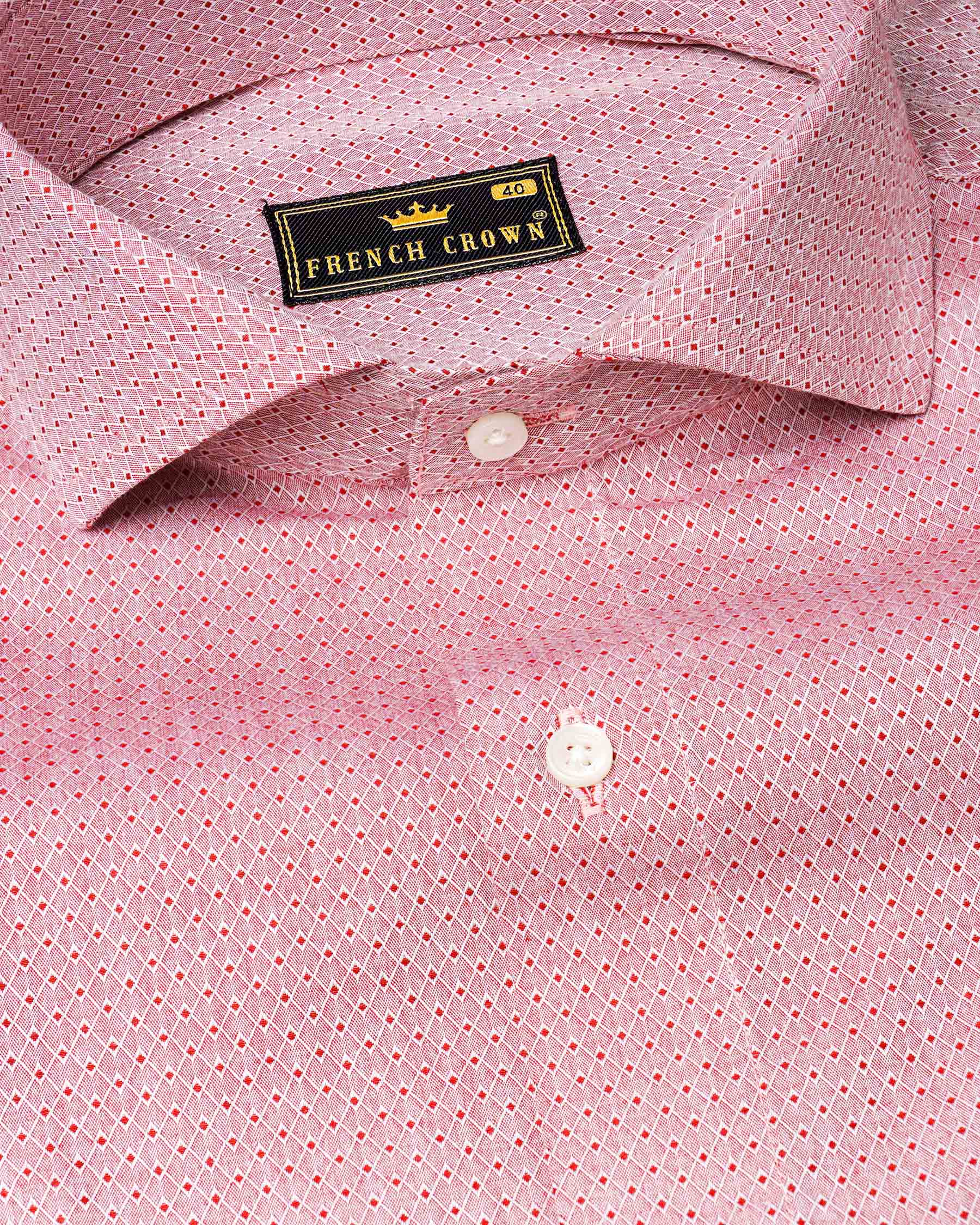 Blossom Red Dobby Textured Premium Giza Cotton Shirt 7387-CA-38,7387-CA-38,7387-CA-39,7387-CA-39,7387-CA-40,7387-CA-40,7387-CA-42,7387-CA-42,7387-CA-44,7387-CA-44,7387-CA-46,7387-CA-46,7387-CA-48,7387-CA-48,7387-CA-50,7387-CA-50,7387-CA-52,7387-CA-52