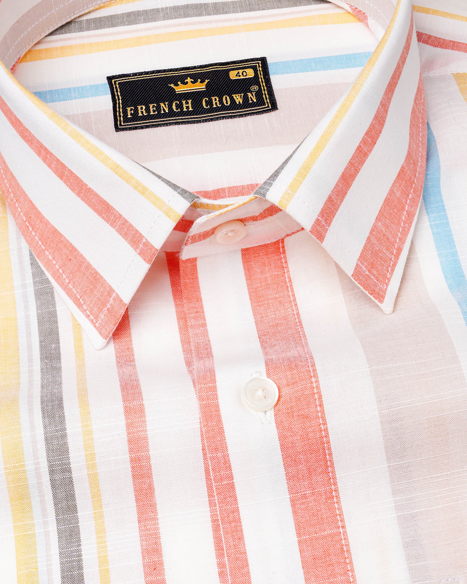 Light Pink with Swirl Gray Striped Luxurious Linen Shirt 7422-38,7422-38,7422-39,7422-39,7422-40,7422-40,7422-42,7422-42,7422-44,7422-44,7422-46,7422-46,7422-48,7422-48,7422-50,7422-50,7422-52,7422-52