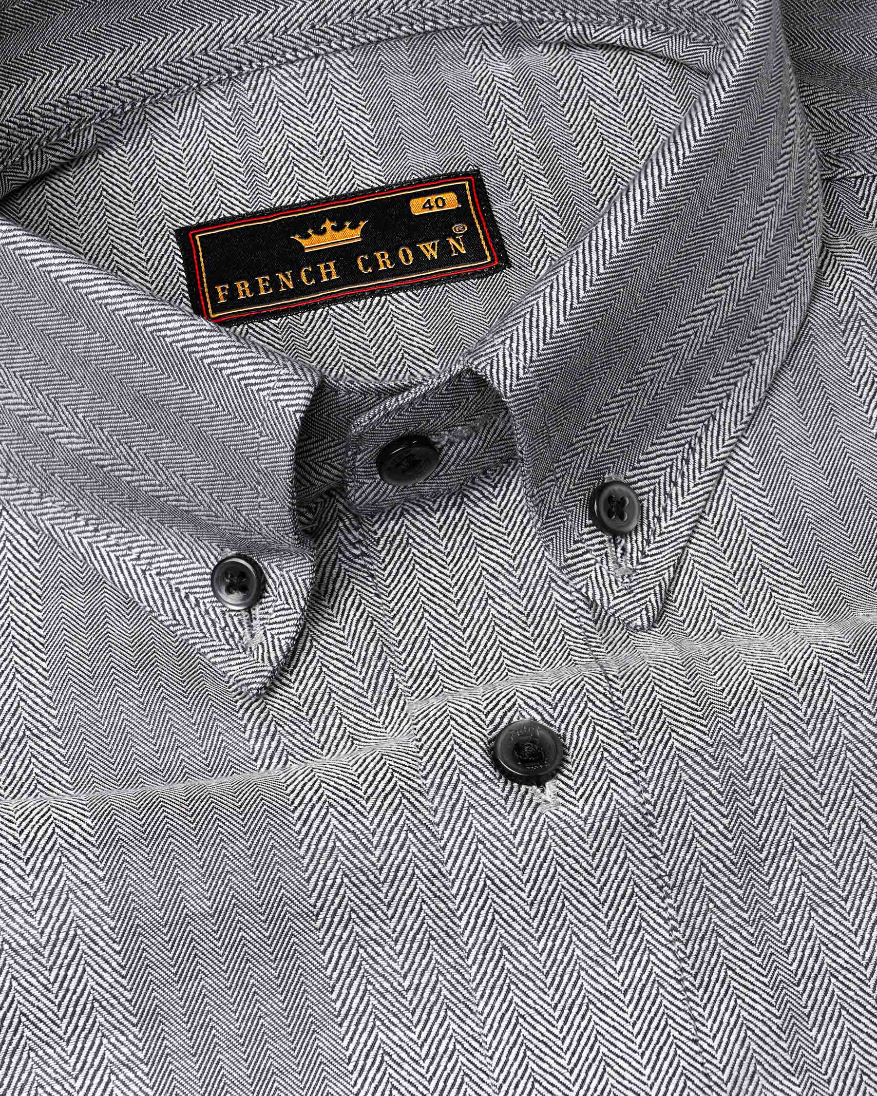 Star Dust Gray Striped Herringbone Shirt 7423-BD-BLK-38,7423-BD-BLK-38,7423-BD-BLK-39,7423-BD-BLK-39,7423-BD-BLK-40,7423-BD-BLK-40,7423-BD-BLK-42,7423-BD-BLK-42,7423-BD-BLK-44,7423-BD-BLK-44,7423-BD-BLK-46,7423-BD-BLK-46,7423-BD-BLK-48,7423-BD-BLK-48,7423-BD-BLK-50,7423-BD-BLK-50,7423-BD-BLK-52,7423-BD-BLK-52