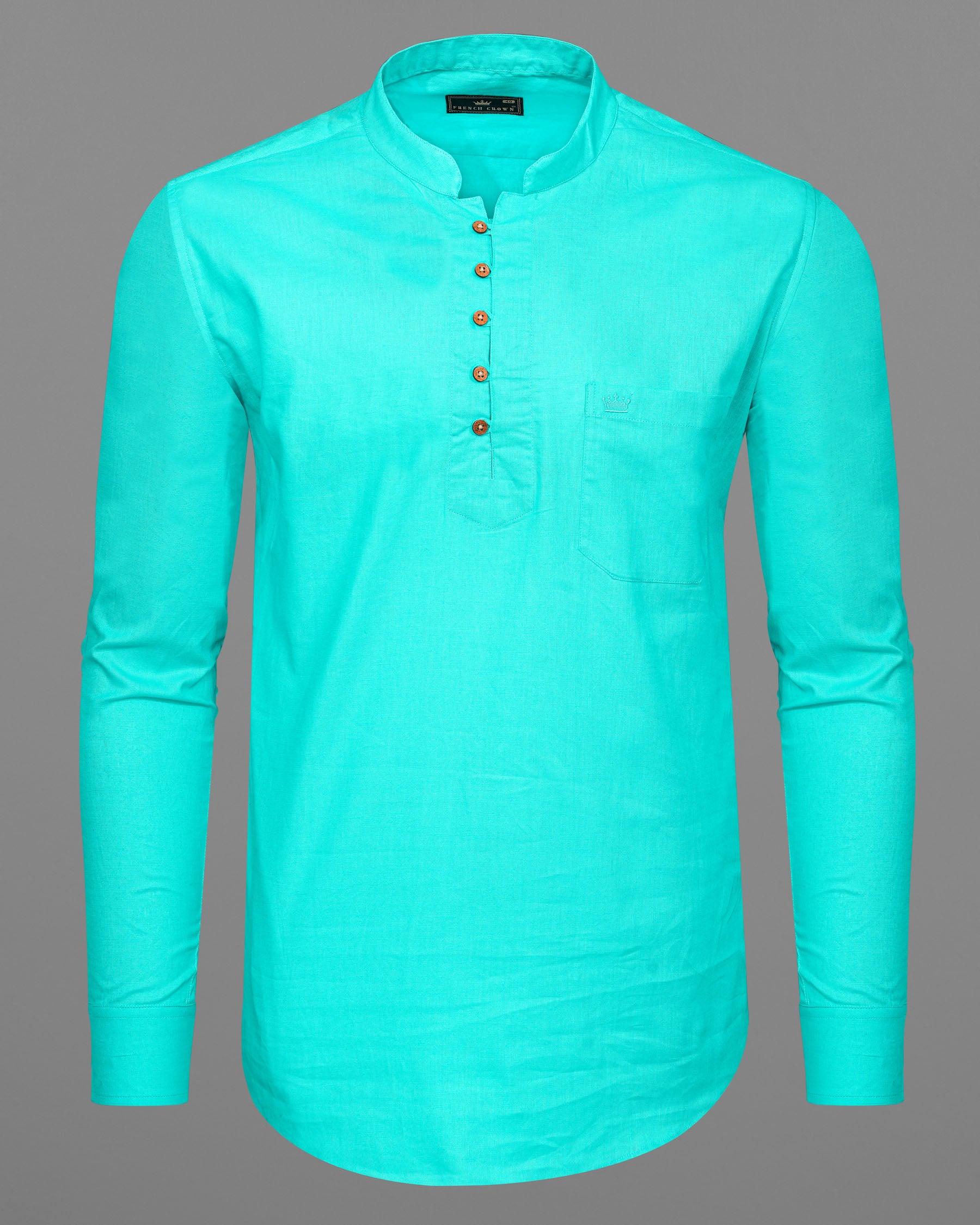 Bright Turquoise Luxurious Linen Kurta Shirt 7426-KS-38,7426-KS-38,7426-KS-39,7426-KS-39,7426-KS-40,7426-KS-40,7426-KS-42,7426-KS-42,7426-KS-44,7426-KS-44,7426-KS-46,7426-KS-46,7426-KS-48,7426-KS-48,7426-KS-50,7426-KS-50,7426-KS-52,7426-KS-52