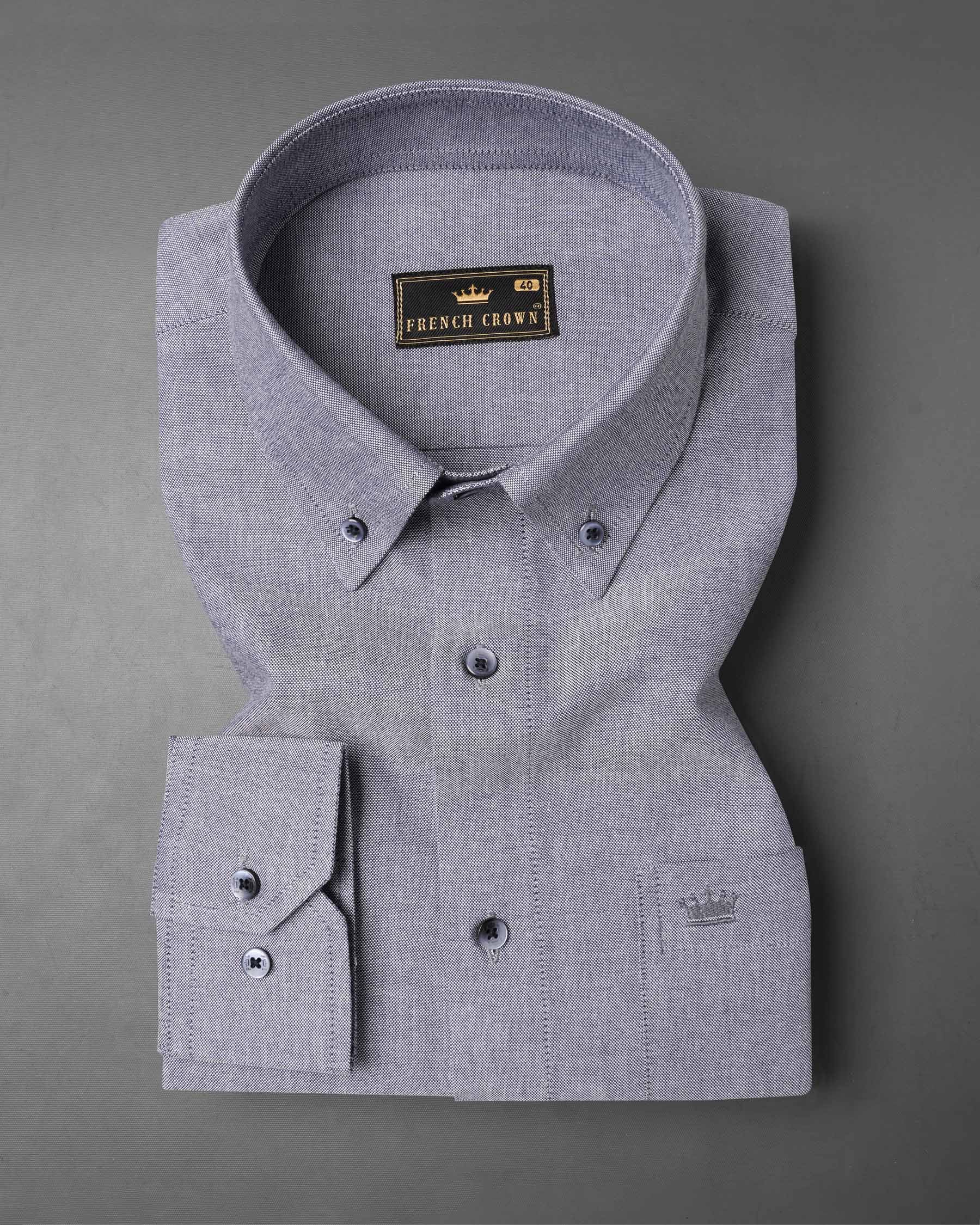 Amethyst Smoke Gray Royal Oxford Shirt 7454-BD-BLE-38, 7454-BD-BLE-H-38, 7454-BD-BLE-39, 7454-BD-BLE-H-39, 7454-BD-BLE-40, 7454-BD-BLE-H-40, 7454-BD-BLE-42, 7454-BD-BLE-H-42, 7454-BD-BLE-44, 7454-BD-BLE-H-44, 7454-BD-BLE-46, 7454-BD-BLE-H-46, 7454-BD-BLE-48, 7454-BD-BLE-H-48, 7454-BD-BLE-50, 7454-BD-BLE-H-50, 7454-BD-BLE-52, 7454-BD-BLE-H-52