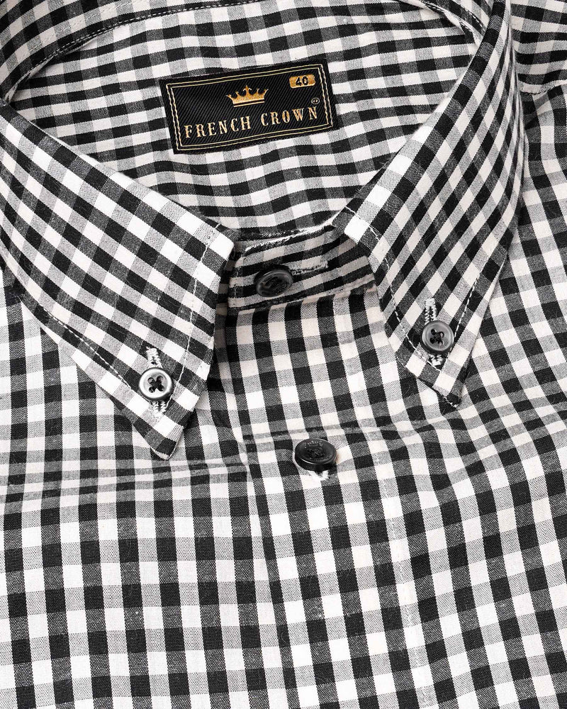 Jade Black and White Gingham Premium Cotton Shirt 7468-BD-BLK-38, 7468-BD-BLK-H-38, 7468-BD-BLK-39, 7468-BD-BLK-H-39, 7468-BD-BLK-40, 7468-BD-BLK-H-40, 7468-BD-BLK-42, 7468-BD-BLK-H-42, 7468-BD-BLK-44, 7468-BD-BLK-H-44, 7468-BD-BLK-46, 7468-BD-BLK-H-46, 7468-BD-BLK-48, 7468-BD-BLK-H-48, 7468-BD-BLK-50, 7468-BD-BLK-H-50, 7468-BD-BLK-52, 7468-BD-BLK-H-52