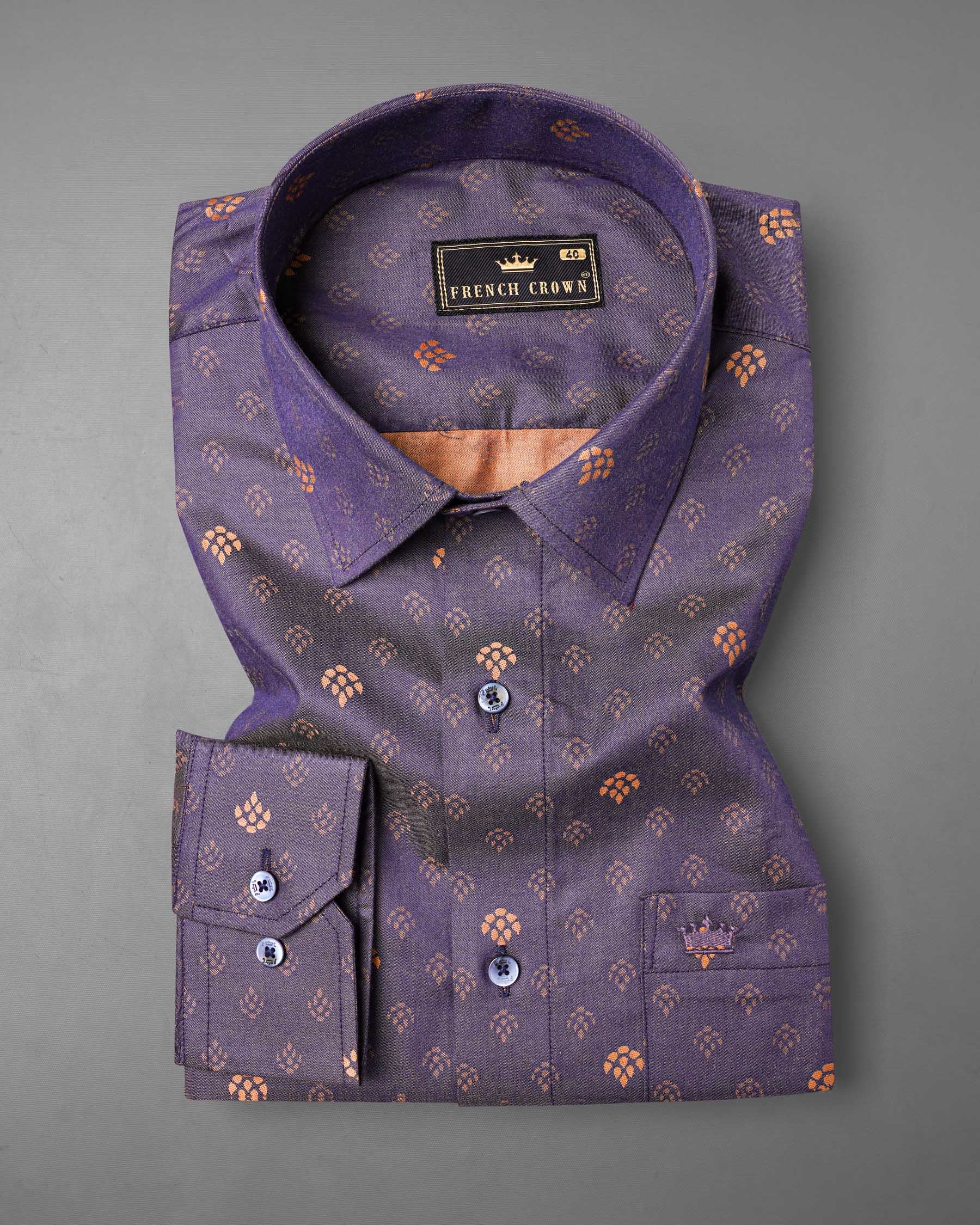 Mulled Wine Violet Paw Jacquard Textured Premium Giza Cotton Shirt 7506-BLE-38, 7506-BLE-H-38, 7506-BLE-39, 7506-BLE-H-39, 7506-BLE-40, 7506-BLE-H-40, 7506-BLE-42, 7506-BLE-H-42, 7506-BLE-44, 7506-BLE-H-44, 7506-BLE-46, 7506-BLE-H-46, 7506-BLE-48, 7506-BLE-H-48, 7506-BLE-50, 7506-BLE-H-50, 7506-BLE-52, 7506-BLE-H-52