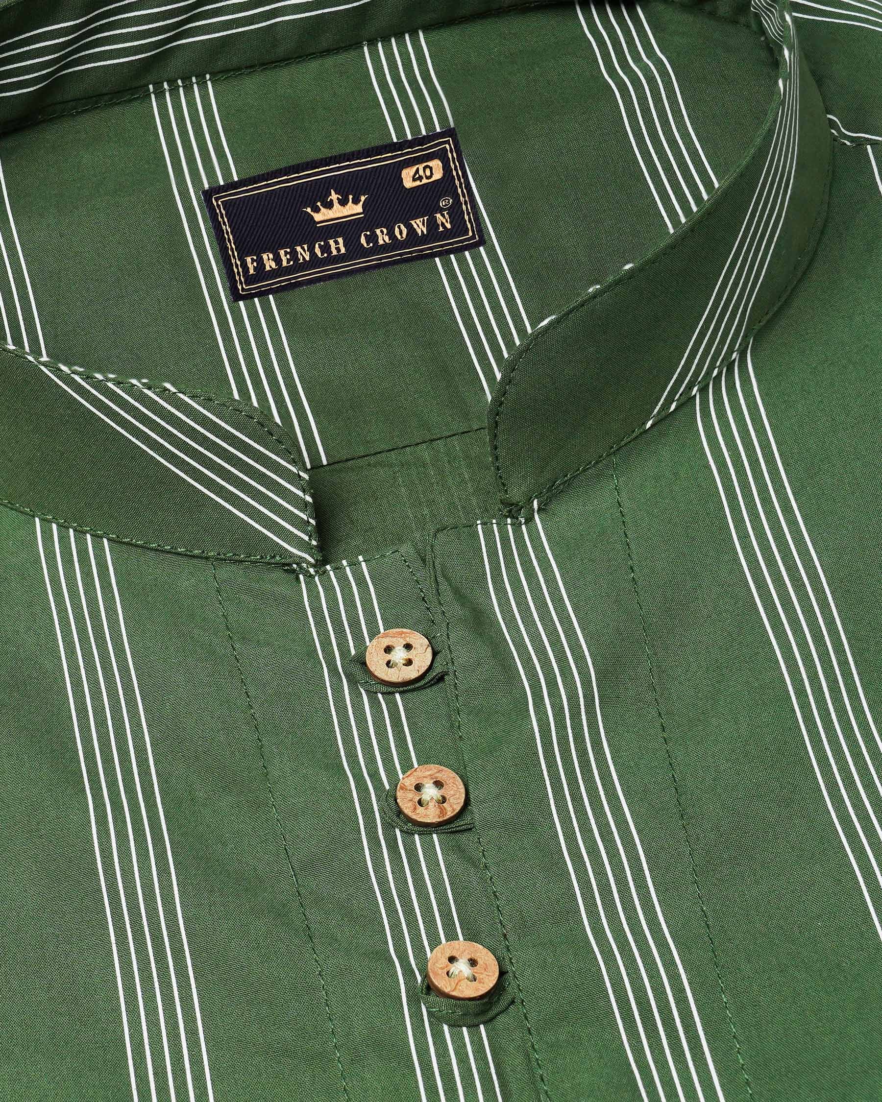 Finlandia Green Pin Striped Premium Cotton Kurta Shirt 7524-KS-38, 7524-KS-H-38, 7524-KS-39, 7524-KS-H-39, 7524-KS-40, 7524-KS-H-40, 7524-KS-42, 7524-KS-H-42, 7524-KS-44, 7524-KS-H-44, 7524-KS-46, 7524-KS-H-46, 7524-KS-48, 7524-KS-H-48, 7524-KS-50, 7524-KS-H-50, 7524-KS-52, 7524-KS-H-52