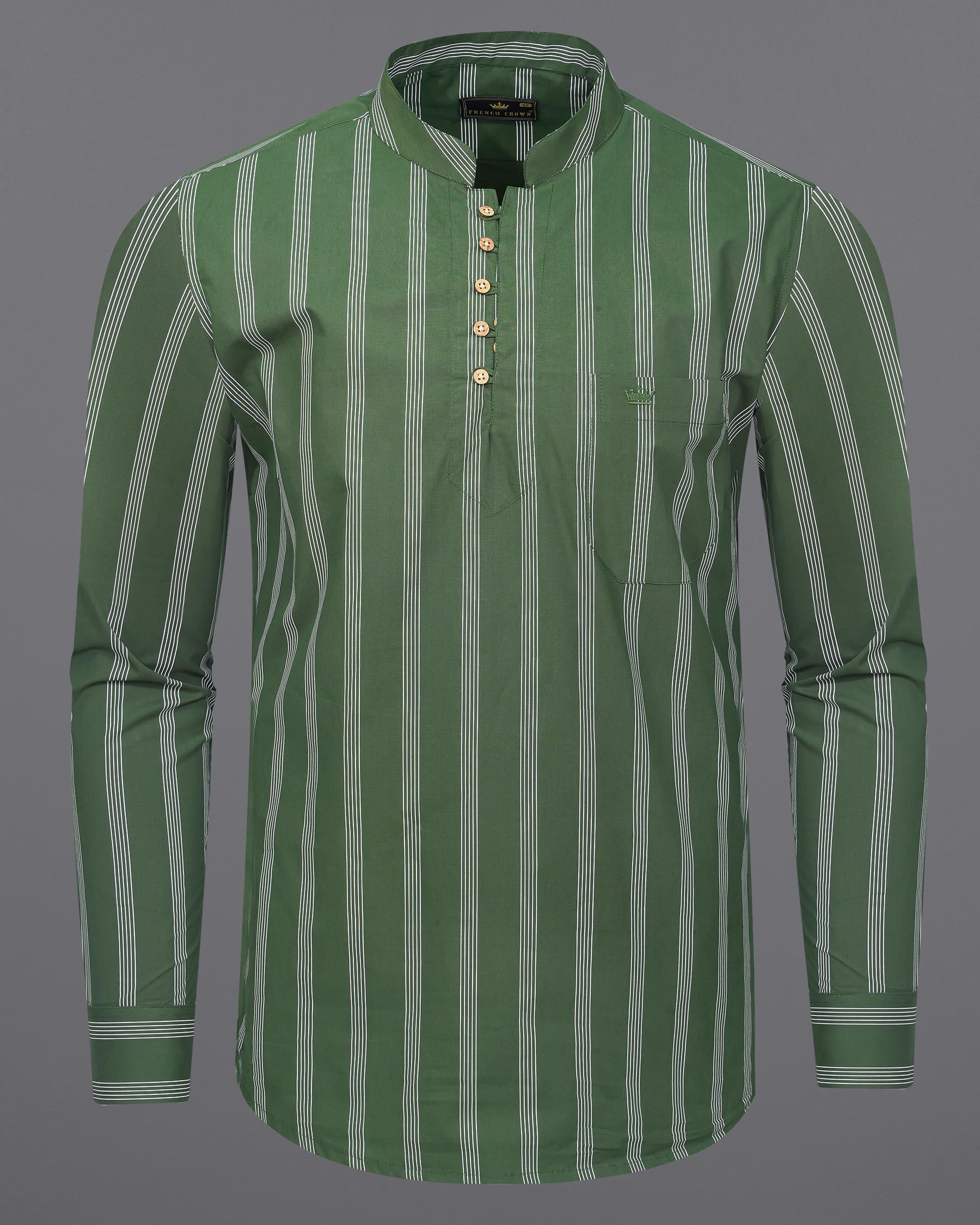 Finlandia Green Pin Striped Premium Cotton Kurta Shirt 7524-KS-38, 7524-KS-H-38, 7524-KS-39, 7524-KS-H-39, 7524-KS-40, 7524-KS-H-40, 7524-KS-42, 7524-KS-H-42, 7524-KS-44, 7524-KS-H-44, 7524-KS-46, 7524-KS-H-46, 7524-KS-48, 7524-KS-H-48, 7524-KS-50, 7524-KS-H-50, 7524-KS-52, 7524-KS-H-52