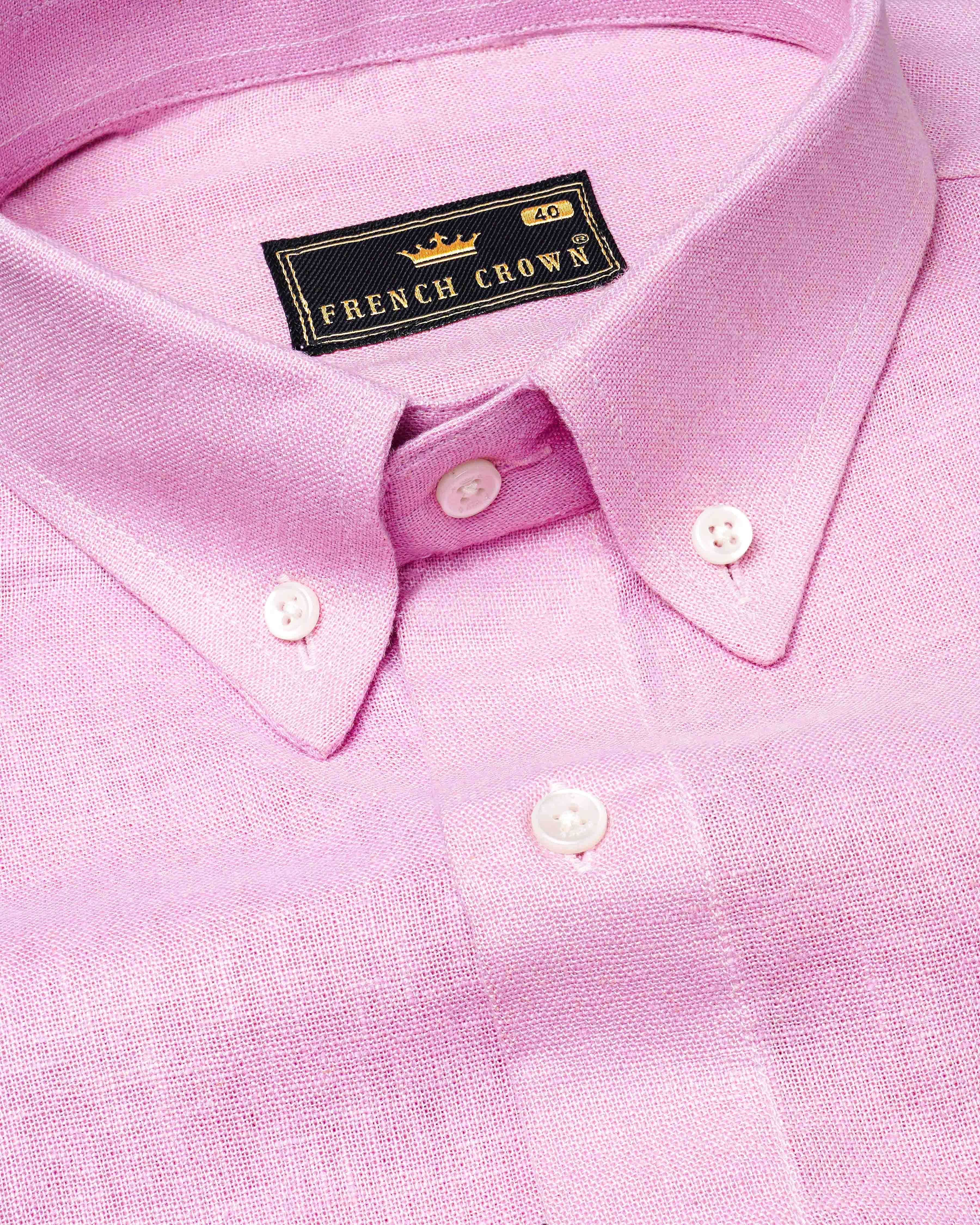 Melanie Pink Luxurious Linen Shirt 7525-BD-38, 7525-BD-H-38, 7525-BD-39, 7525-BD-H-39, 7525-BD-40, 7525-BD-H-40, 7525-BD-42, 7525-BD-H-42, 7525-BD-44, 7525-BD-H-44, 7525-BD-46, 7525-BD-H-46, 7525-BD-48, 7525-BD-H-48, 7525-BD-50, 7525-BD-H-50, 7525-BD-52, 7525-BD-H-52