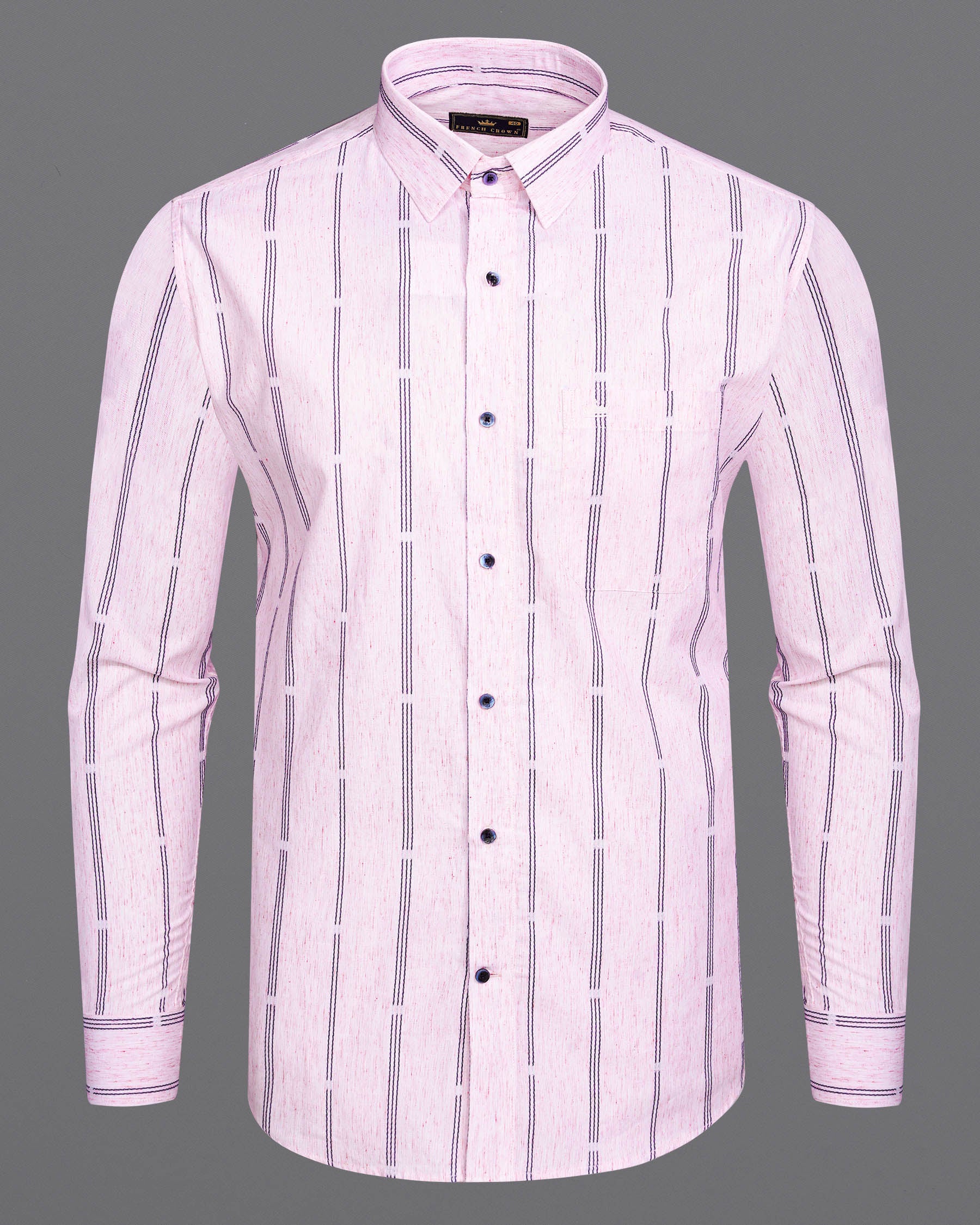 Twilight Pink Pinstriped Dobby Textured Premium Giza Cotton Shirt 7530-BLE-38, 7530-BLE-H-38, 7530-BLE-39, 7530-BLE-H-39, 7530-BLE-40, 7530-BLE-H-40, 7530-BLE-42, 7530-BLE-H-42, 7530-BLE-44, 7530-BLE-H-44, 7530-BLE-46, 7530-BLE-H-46, 7530-BLE-48, 7530-BLE-H-48, 7530-BLE-50, 7530-BLE-H-50, 7530-BLE-52, 7530-BLE-H-52