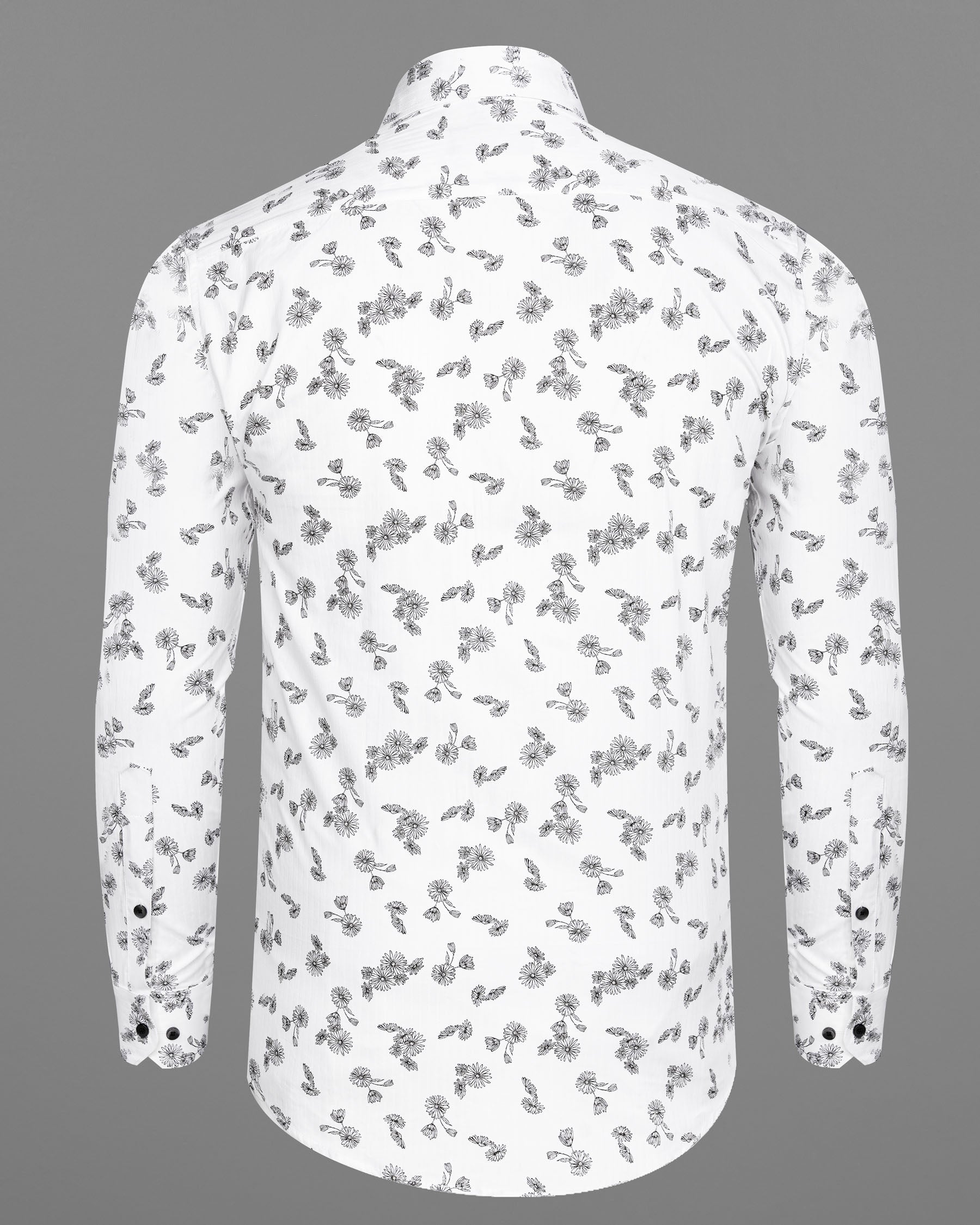 Bright White with Black Floral Dobby Textured Premium Giza Cotton Shirt 7533-CA-BLK-38, 7533-CA-BLK-H-38, 7533-CA-BLK-39, 7533-CA-BLK-H-39, 7533-CA-BLK-40, 7533-CA-BLK-H-40, 7533-CA-BLK-42, 7533-CA-BLK-H-42, 7533-CA-BLK-44, 7533-CA-BLK-H-44, 7533-CA-BLK-46, 7533-CA-BLK-H-46, 7533-CA-BLK-48, 7533-CA-BLK-H-48, 7533-CA-BLK-50, 7533-CA-BLK-H-50, 7533-CA-BLK-52, 7533-CA-BLK-H-52