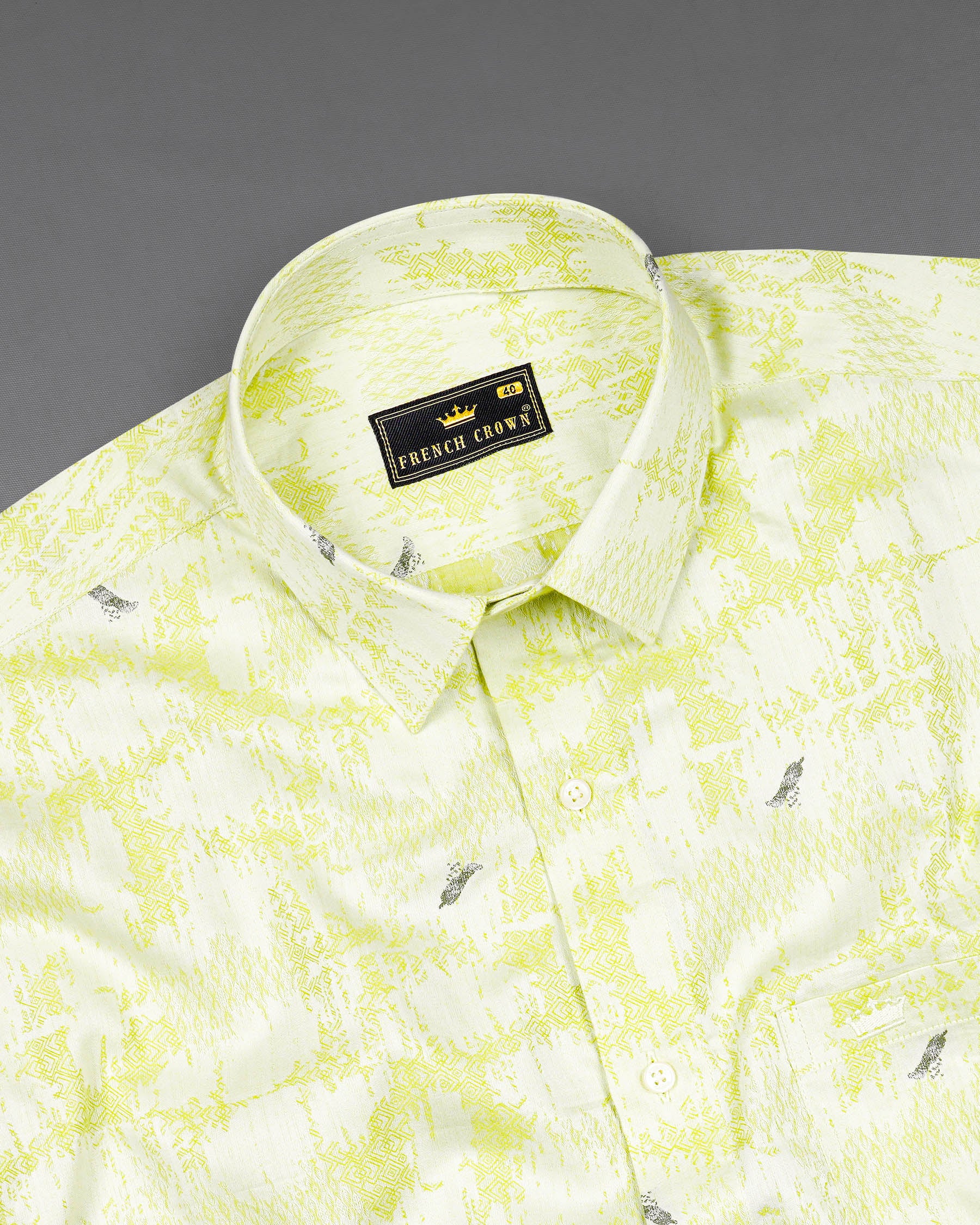 Wattle Mint faded feather Jacquard Textured Premium Giza Cotton Shirt 7549-38, 7549-H-38, 7549-39, 7549-H-39, 7549-40, 7549-H-40, 7549-42, 7549-H-42, 7549-44, 7549-H-44, 7549-46, 7549-H-46, 7549-48, 7549-H-48, 7549-50, 7549-H-50, 7549-52, 7549-H-52