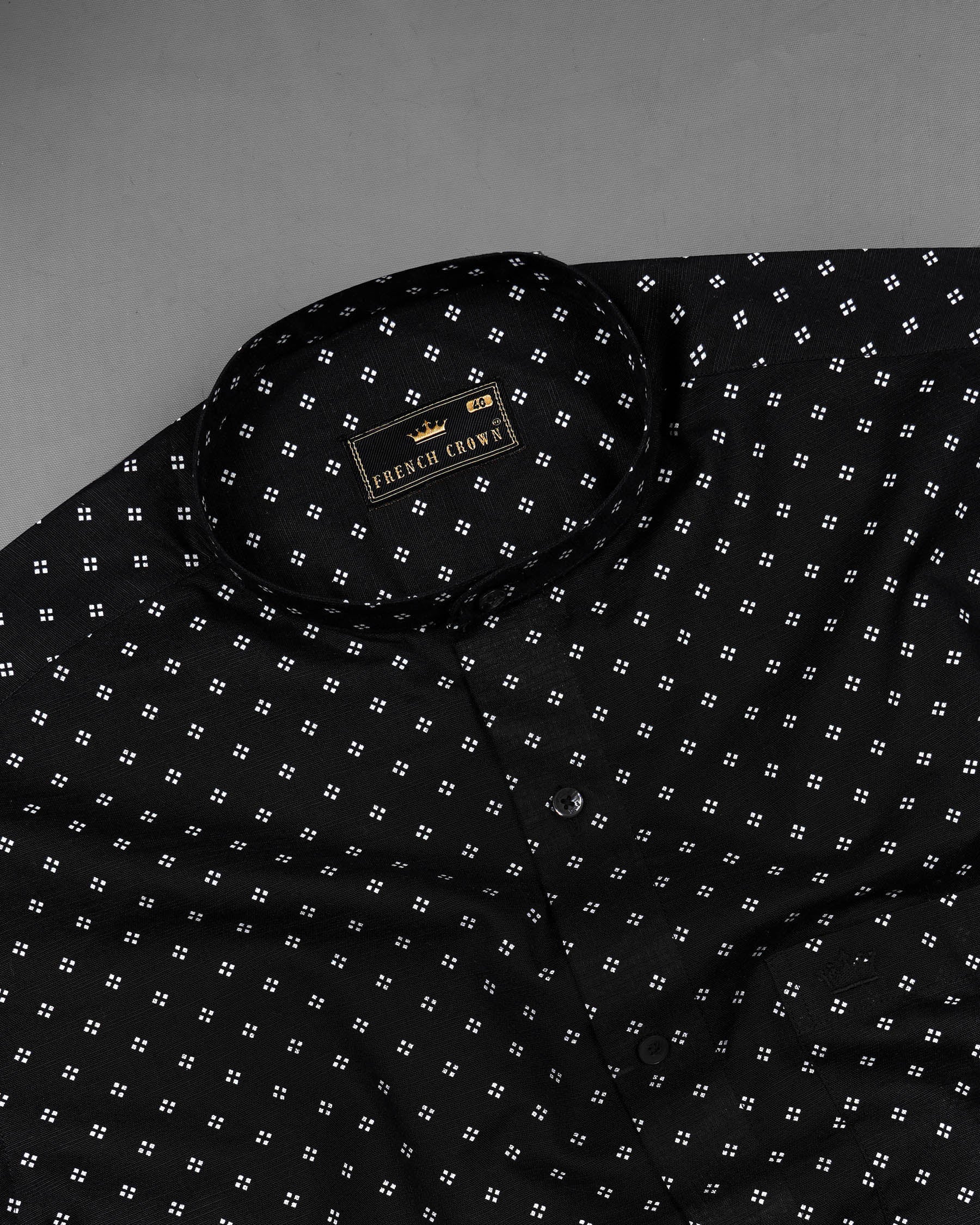 Jade Black and White Luxurious Linen Shirt 7550-M-BLK-38, 7550-M-BLK-38, 7550-M-BLK-39, 7550-M-BLK-39, 7550-M-BLK-40, 7550-M-BLK-40, 7550-M-BLK-42, 7550-M-BLK-42, 7550-M-BLK-44, 7550-M-BLK-44, 7550-M-BLK-46, 7550-M-BLK-46, 7550-M-BLK-48, 7550-M-BLK-48, 7550-M-BLK-50, 7550-M-BLK-50, 7550-M-BLK-52, 7550-M-BLK-52