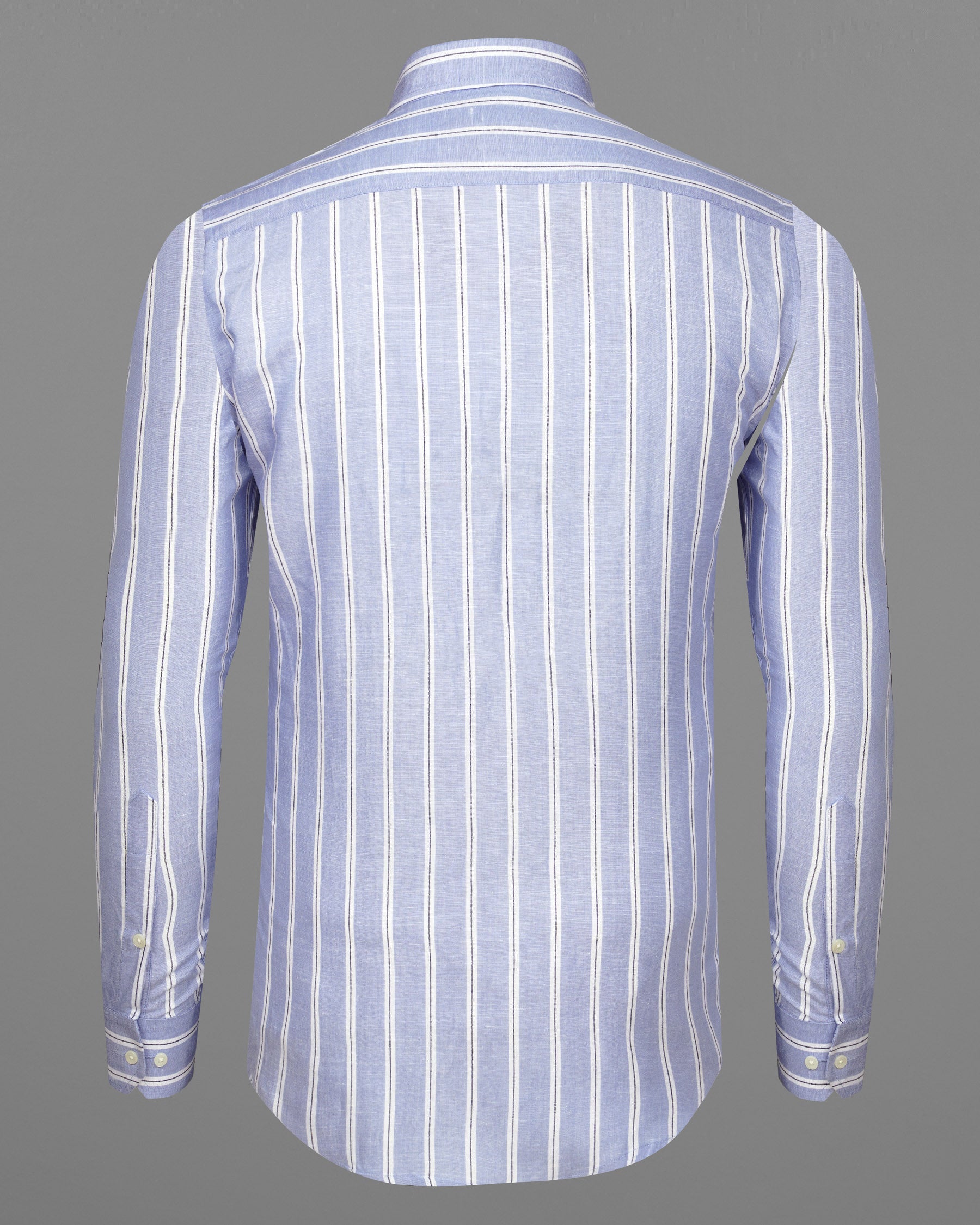 Mercury Blue with White Vertical Striped Twill Premium Cotton Shirt 7572-38, 7572-H-38, 7572-39, 7572-H-39, 7572-40, 7572-H-40, 7572-42, 7572-H-42, 7572-44, 7572-H-44, 7572-46, 7572-H-46, 7572-48, 7572-H-48, 7572-50, 7572-H-50, 7572-52, 7572-H-52