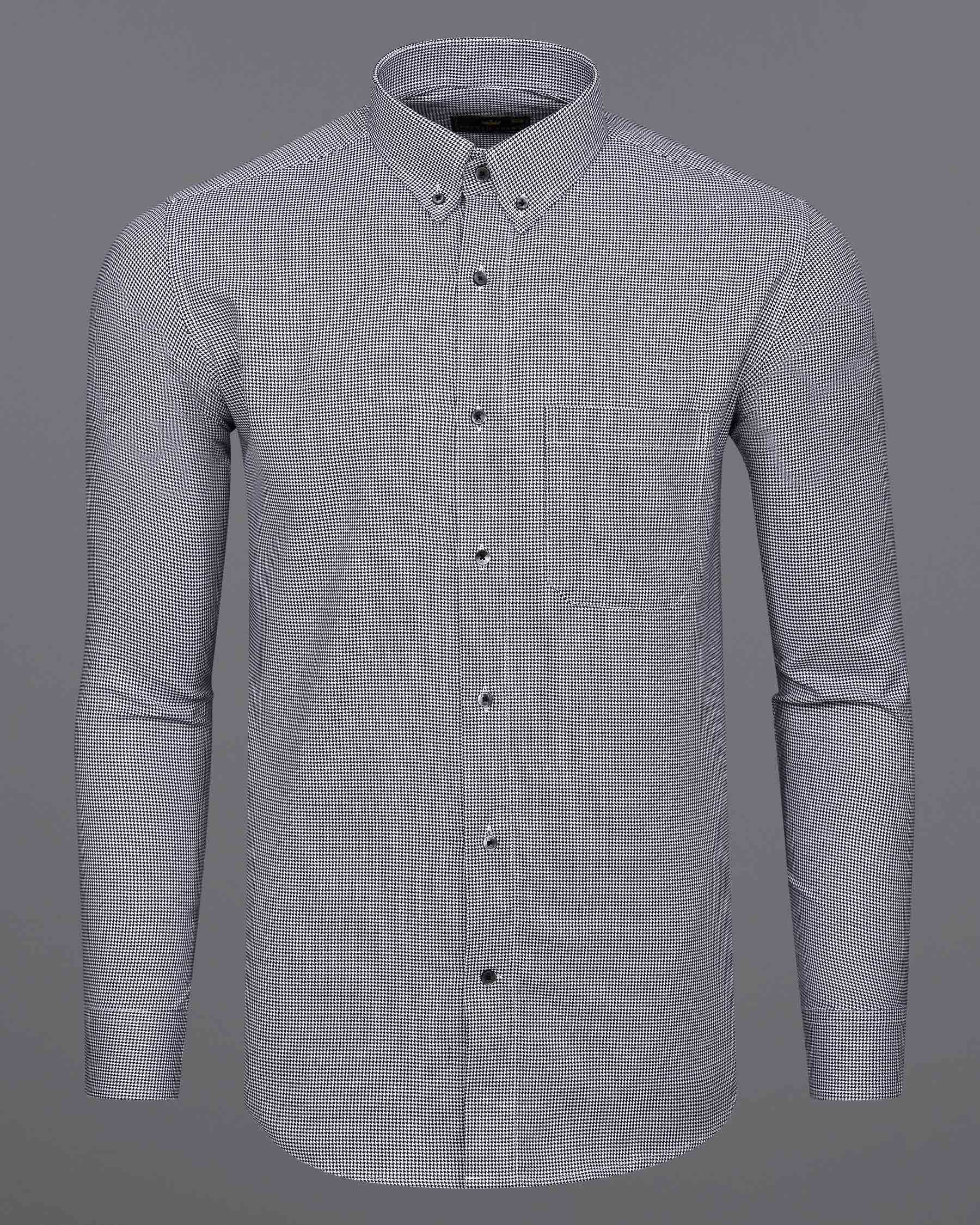 Jade Black and White Houndstooth Textured Premium Giza Cotton Shirt 7576-BD-BLK-38, 7576-BD-BLK-H-38, 7576-BD-BLK-39, 7576-BD-BLK-H-39, 7576-BD-BLK-40, 7576-BD-BLK-H-40, 7576-BD-BLK-42, 7576-BD-BLK-H-42, 7576-BD-BLK-44, 7576-BD-BLK-H-44, 7576-BD-BLK-46, 7576-BD-BLK-H-46, 7576-BD-BLK-48, 7576-BD-BLK-H-48, 7576-BD-BLK-50, 7576-BD-BLK-H-50, 7576-BD-BLK-52, 7576-BD-BLK-H-52