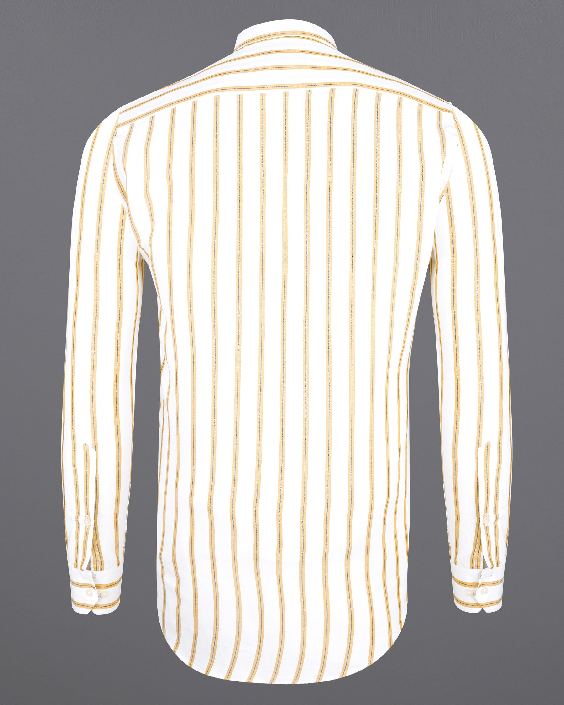 Off White Striped Luxurious Linen Mandarin Collar Shirt 7619-M-38, 7619-M-H-38, 7619-M-39,7619-M-H-39, 7619-M-40, 7619-M-H-40, 7619-M-42, 7619-M-H-42, 7619-M-44, 7619-M-H-44, 7619-M-46, 7619-M-H-46, 7619-M-48, 7619-M-H-48, 7619-M-50, 7619-M-H-50, 7619-M-52, 7619-M-H-52