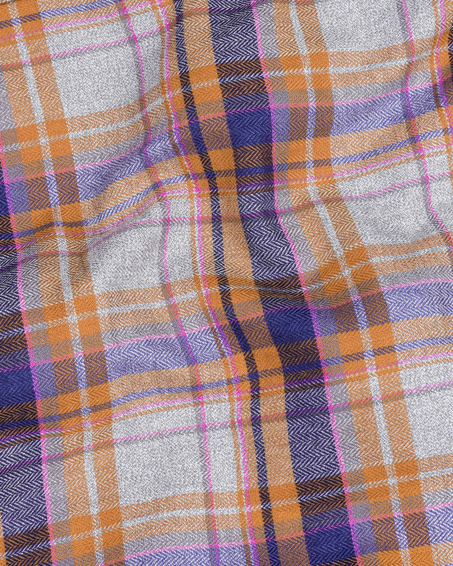Wisteria Gray with Raw Sienna Plaid Herringbone Shirt 7636-BD-38, 7636-BD-H-38, 7636-BD-39,7636-BD-H-39, 7636-BD-40, 7636-BD-H-40, 7636-BD-42, 7636-BD-H-42, 7636-BD-44, 7636-BD-H-44, 7636-BD-46, 7636-BD-H-46, 7636-BD-48, 7636-BD-H-48, 7636-BD-50, 7636-BD-H-50, 7636-BD-52, 7636-BD-H-52