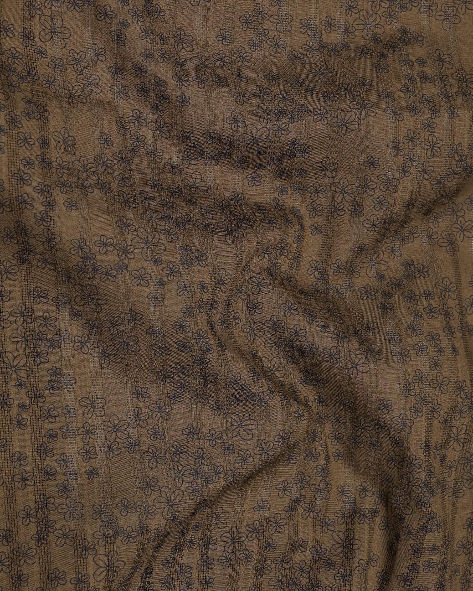 Deep Coffee Brown Ditzy Floral Dobby Textured Premium Giza Cotton Shirt 7645-BLK-38, 7645-BLK-H-38, 7645-BLK-39,7645-BLK-H-39, 7645-BLK-40, 7645-BLK-H-40, 7645-BLK-42, 7645-BLK-H-42, 7645-BLK-44, 7645-BLK-H-44, 7645-BLK-46, 7645-BLK-H-46, 7645-BLK-48, 7645-BLK-H-48, 7645-BLK-50, 7645-BLK-H-50, 7645-BLK-52, 7645-BLK-H-52