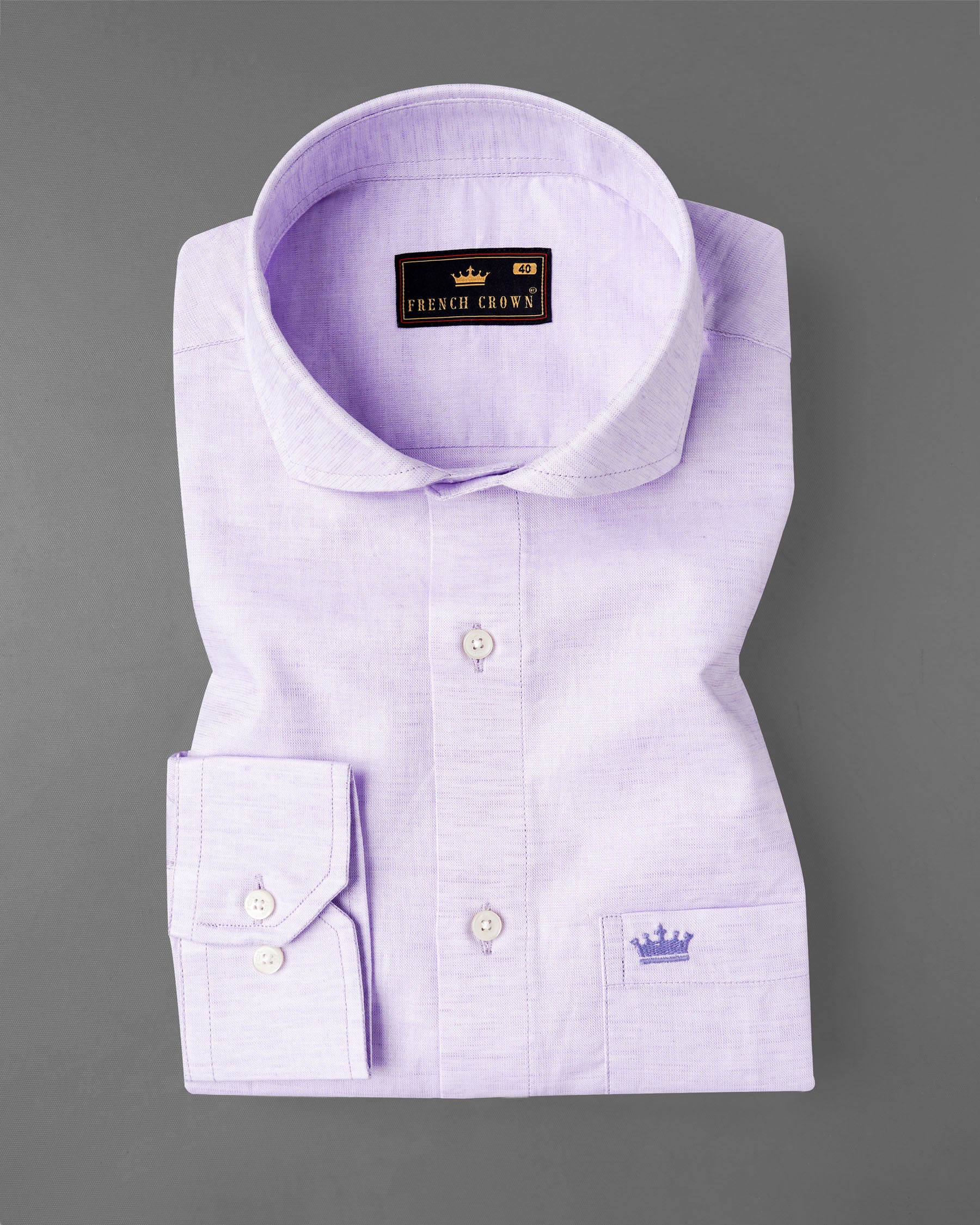 Light Violet Luxurious Linen Shirt 7674-CA-38, 7674-CA-H-38, 7674-CA-39,7674-CA-H-39, 7674-CA-40, 7674-CA-H-40, 7674-CA-42, 7674-CA-H-42, 7674-CA-44, 7674-CA-H-44, 7674-CA-46, 7674-CA-H-46, 7674-CA-48, 7674-CA-H-48, 7674-CA-50, 7674-CA-H-50, 7674-CA-52, 7674-CA-H-52