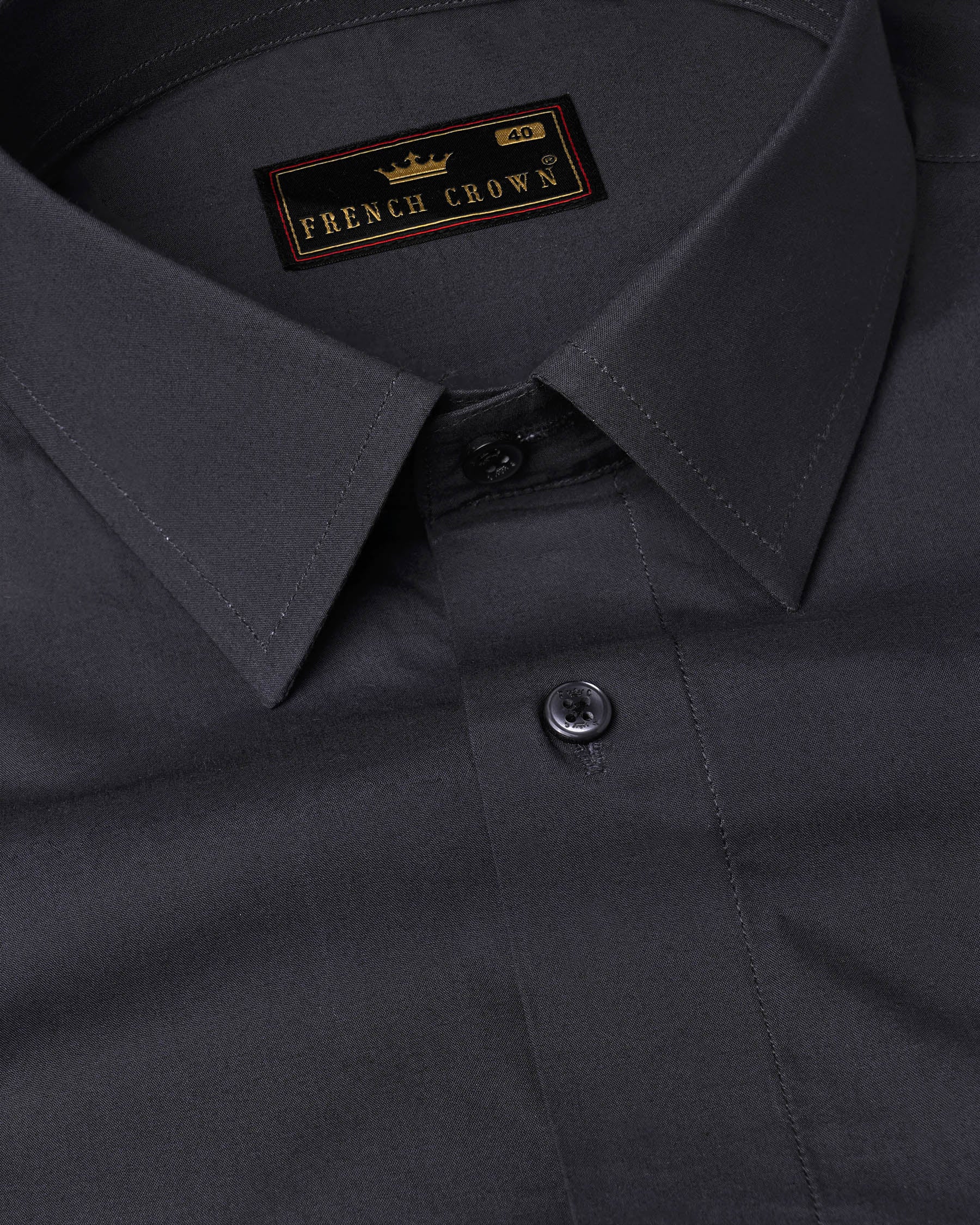 Bleached Cedar Black Premium Cotton Shirt 7690-BLK-38, 7690-BLK-H-38, 7690-BLK-39,7690-BLK-H-39, 7690-BLK-40, 7690-BLK-H-40, 7690-BLK-42, 7690-BLK-H-42, 7690-BLK-44, 7690-BLK-H-44, 7690-BLK-46, 7690-BLK-H-46, 7690-BLK-48, 7690-BLK-H-48, 7690-BLK-50, 7690-BLK-H-50, 7690-BLK-52, 7690-BLK-H-52
