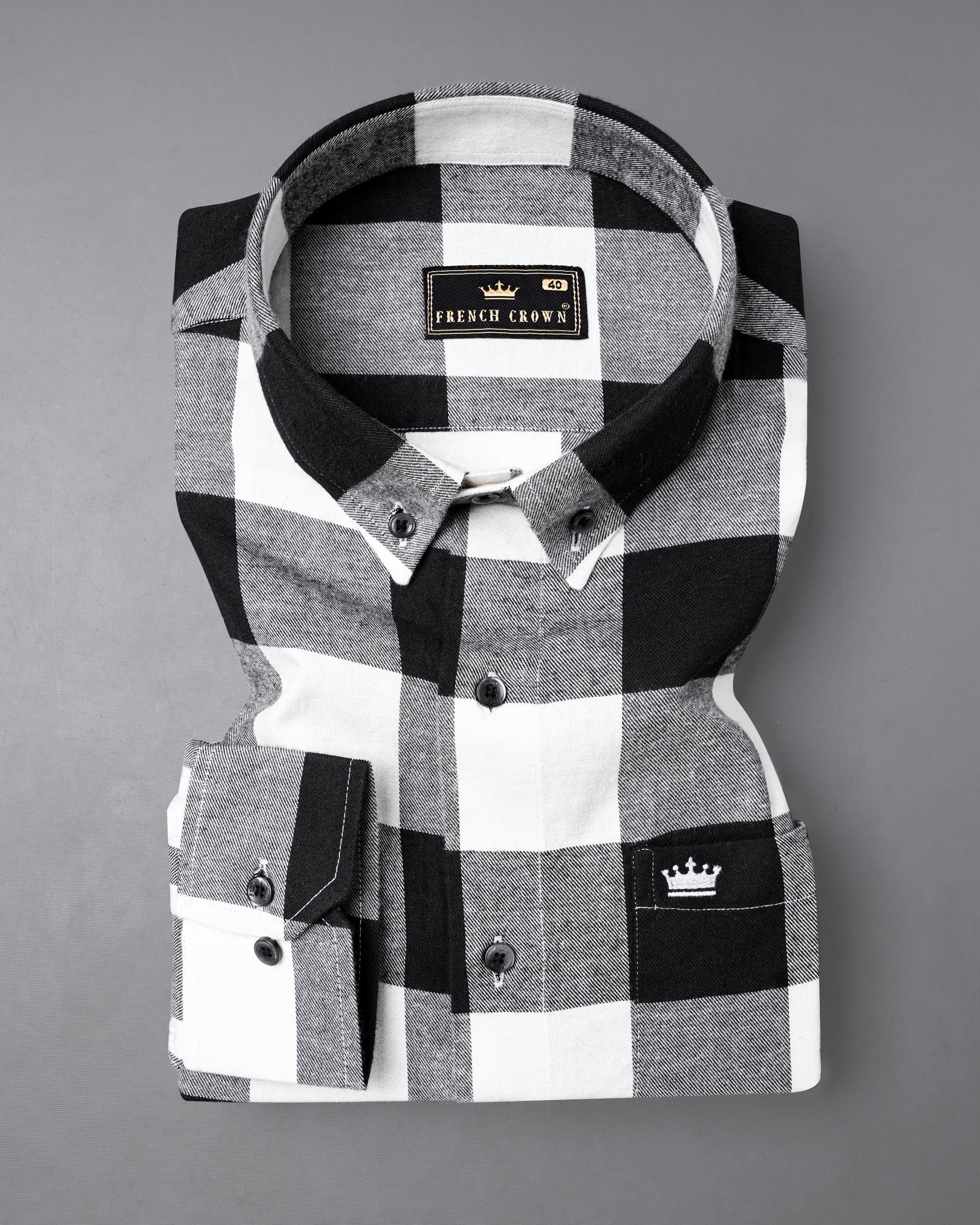 Jade Black and White Checkered Flannel Shirt 7692-BD-BLK-38, 7692-BD-BLK-H-38, 7692-BD-BLK-39,7692-BD-BLK-H-39, 7692-BD-BLK-40, 7692-BD-BLK-H-40, 7692-BD-BLK-42, 7692-BD-BLK-H-42, 7692-BD-BLK-44, 7692-BD-BLK-H-44, 7692-BD-BLK-46, 7692-BD-BLK-H-46, 7692-BD-BLK-48, 7692-BD-BLK-H-48, 7692-BD-BLK-50, 7692-BD-BLK-H-50, 7692-BD-BLK-52, 7692-BD-BLK-H-52