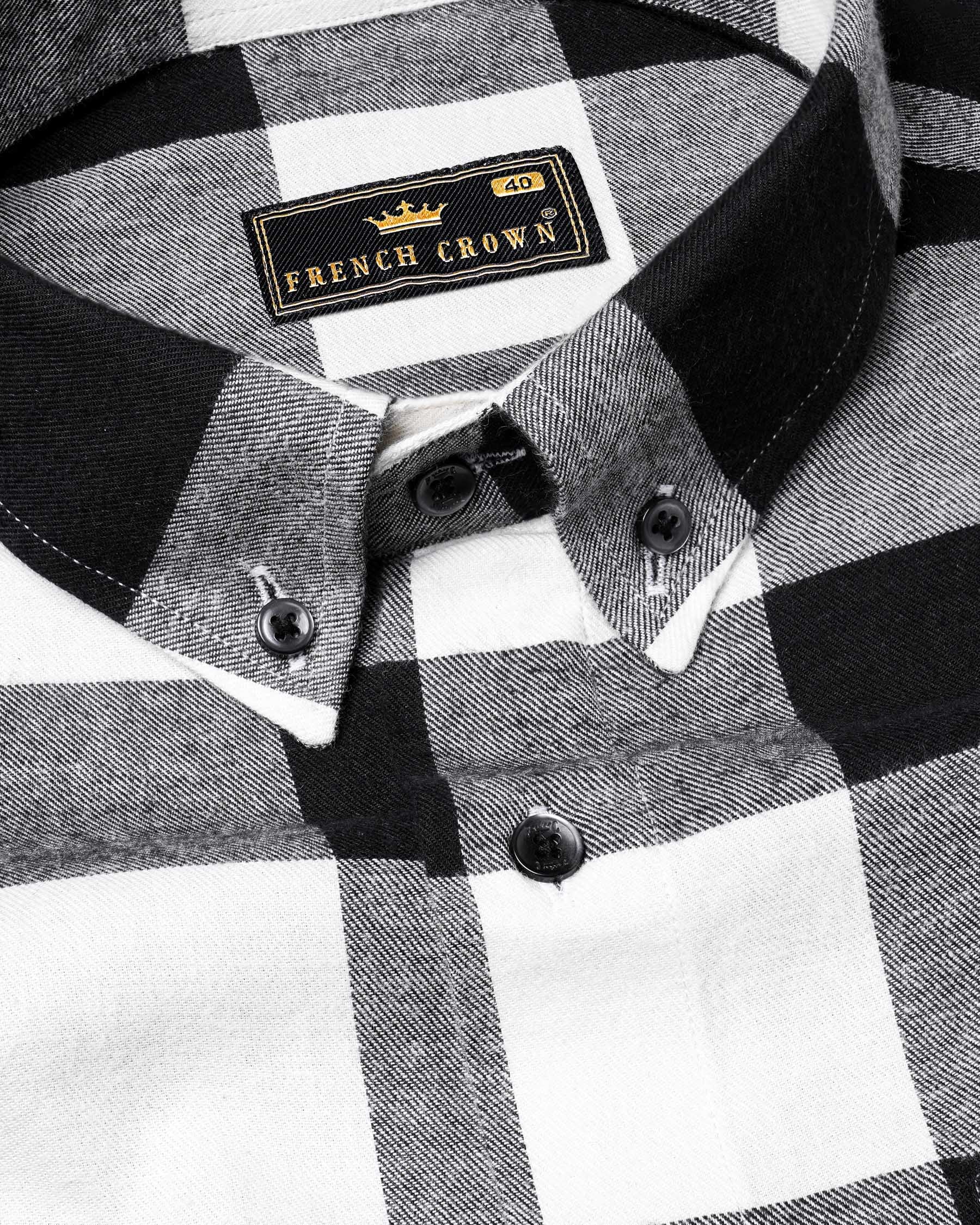 Jade Black and White Checkered Flannel Shirt 7692-BD-BLK-38, 7692-BD-BLK-H-38, 7692-BD-BLK-39,7692-BD-BLK-H-39, 7692-BD-BLK-40, 7692-BD-BLK-H-40, 7692-BD-BLK-42, 7692-BD-BLK-H-42, 7692-BD-BLK-44, 7692-BD-BLK-H-44, 7692-BD-BLK-46, 7692-BD-BLK-H-46, 7692-BD-BLK-48, 7692-BD-BLK-H-48, 7692-BD-BLK-50, 7692-BD-BLK-H-50, 7692-BD-BLK-52, 7692-BD-BLK-H-52