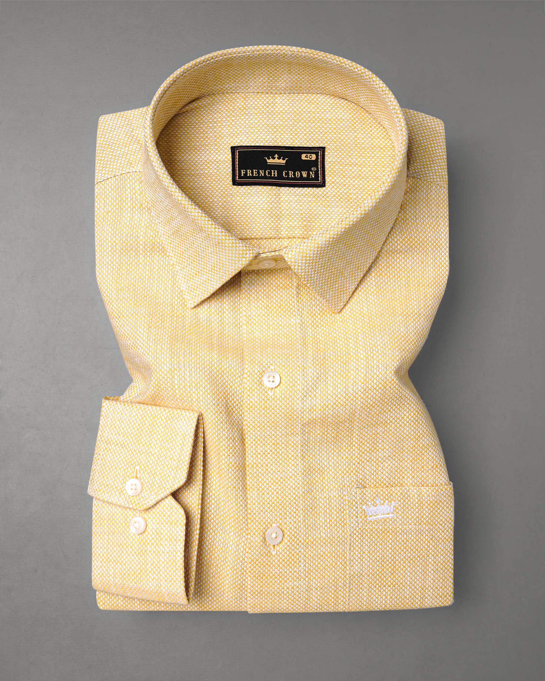 Harvest Gold Beige Dobby Textured Premium Giza Cotton Shirt 7696-38, 7696-H-38, 7696-39, 7696-H-39, 7696-40, 7696-H-40, 7696-42, 7696-H-42, 7696-44, 7696-H-44, 7696-46, 7696-H-46, 7696-48, 7696-H-48, 7696-50, 7696-H-50, 7696-52, 7696-H-52