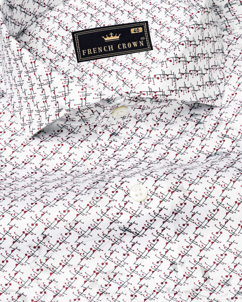 Bright White Printed Super Soft Premium Cotton Shirt 7698-CA-38, 7698-CA-H-38, 7698-CA-39,7698-CA-H-39, 7698-CA-40, 7698-CA-H-40, 7698-CA-42, 7698-CA-H-42, 7698-CA-44, 7698-CA-H-44, 7698-CA-46, 7698-CA-H-46, 7698-CA-48, 7698-CA-H-48, 7698-CA-50, 7698-CA-H-50, 7698-CA-52, 7698-CA-H-52