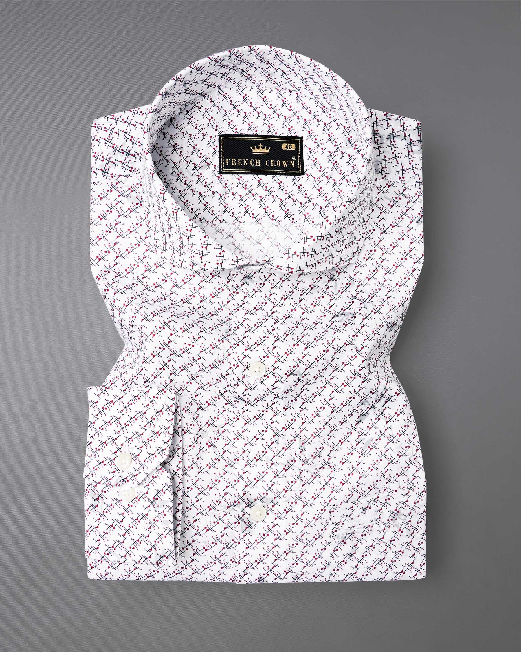 Bright White Printed Super Soft Premium Cotton Shirt 7698-CA-38, 7698-CA-H-38, 7698-CA-39,7698-CA-H-39, 7698-CA-40, 7698-CA-H-40, 7698-CA-42, 7698-CA-H-42, 7698-CA-44, 7698-CA-H-44, 7698-CA-46, 7698-CA-H-46, 7698-CA-48, 7698-CA-H-48, 7698-CA-50, 7698-CA-H-50, 7698-CA-52, 7698-CA-H-52