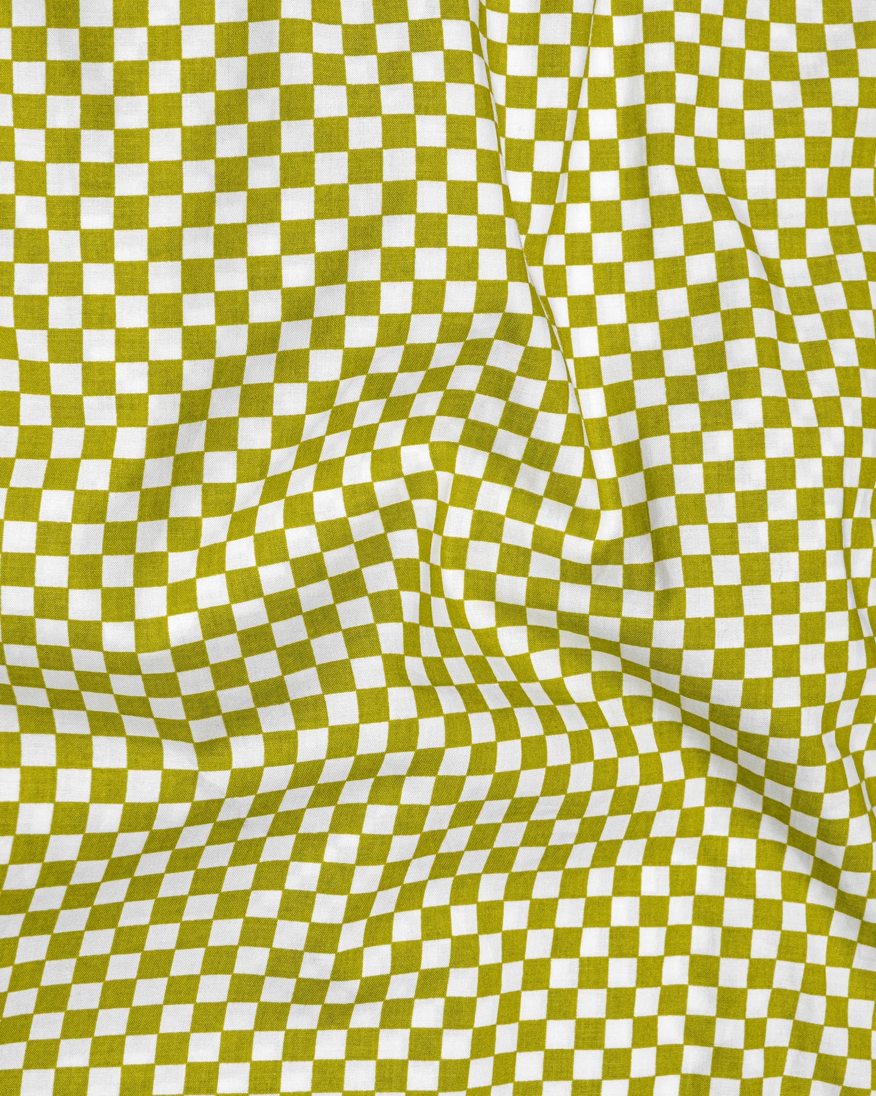 Alpine Olive Green and Bright White Checked Premium Cotton Designer Shirt 7702-P310-38, 7702-P310-39, 7702-P310-40, 7702-P310-42, 7702-P310-44, 7702-P310-46, 7702-P310-48, 7702-P310-50, 7702-P310-52