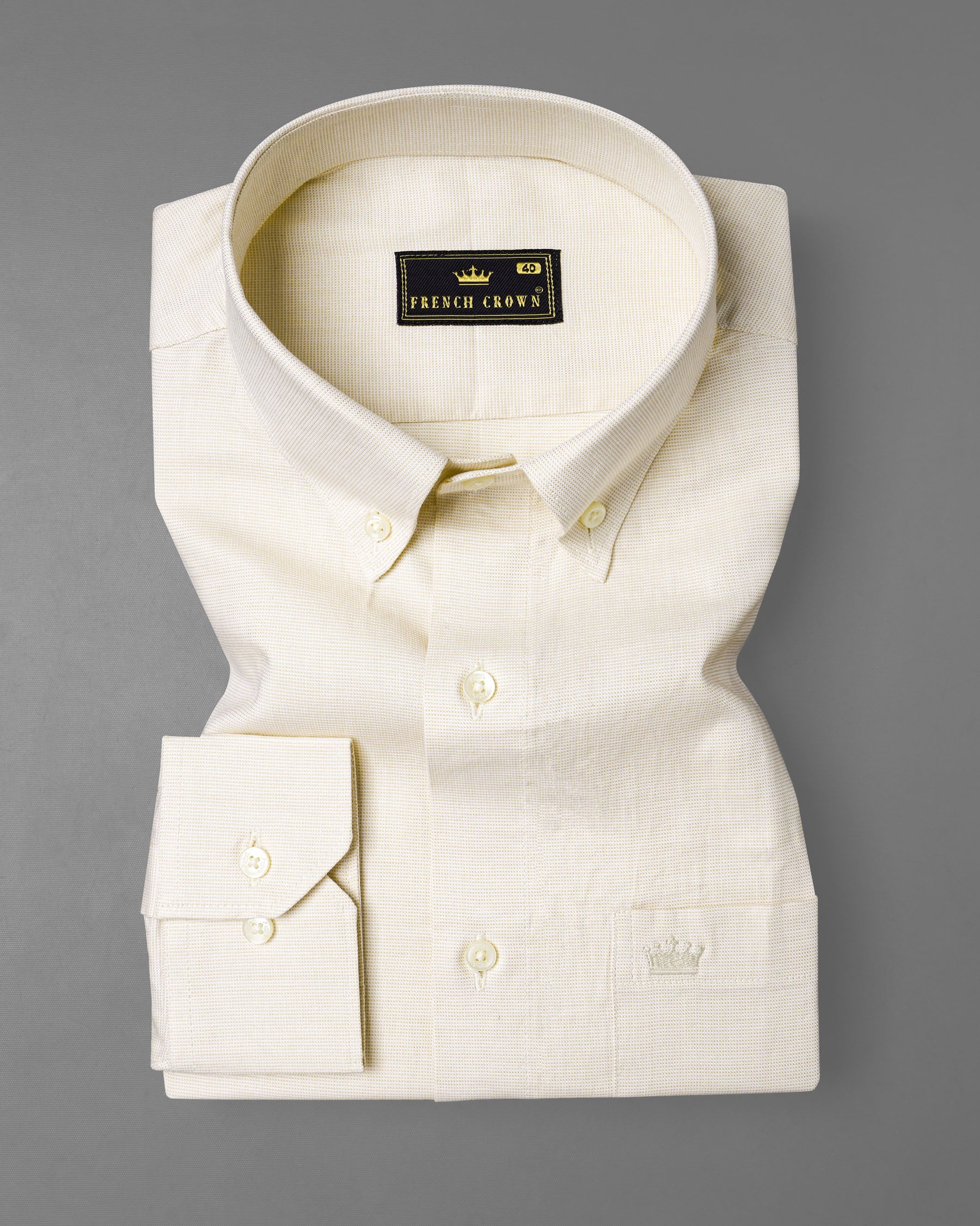 Fantasy Cream Dobby Textured Premium Giza Cotton Shirt 7713-BD-38, 7713-BD-H-38, 7713-BD-39,7713-BD-H-39, 7713-BD-40, 7713-BD-H-40, 7713-BD-42, 7713-BD-H-42, 7713-BD-44, 7713-BD-H-44, 7713-BD-46, 7713-BD-H-46, 7713-BD-48, 7713-BD-H-48, 7713-BD-50, 7713-BD-H-50, 7713-BD-52, 7713-BD-H-52