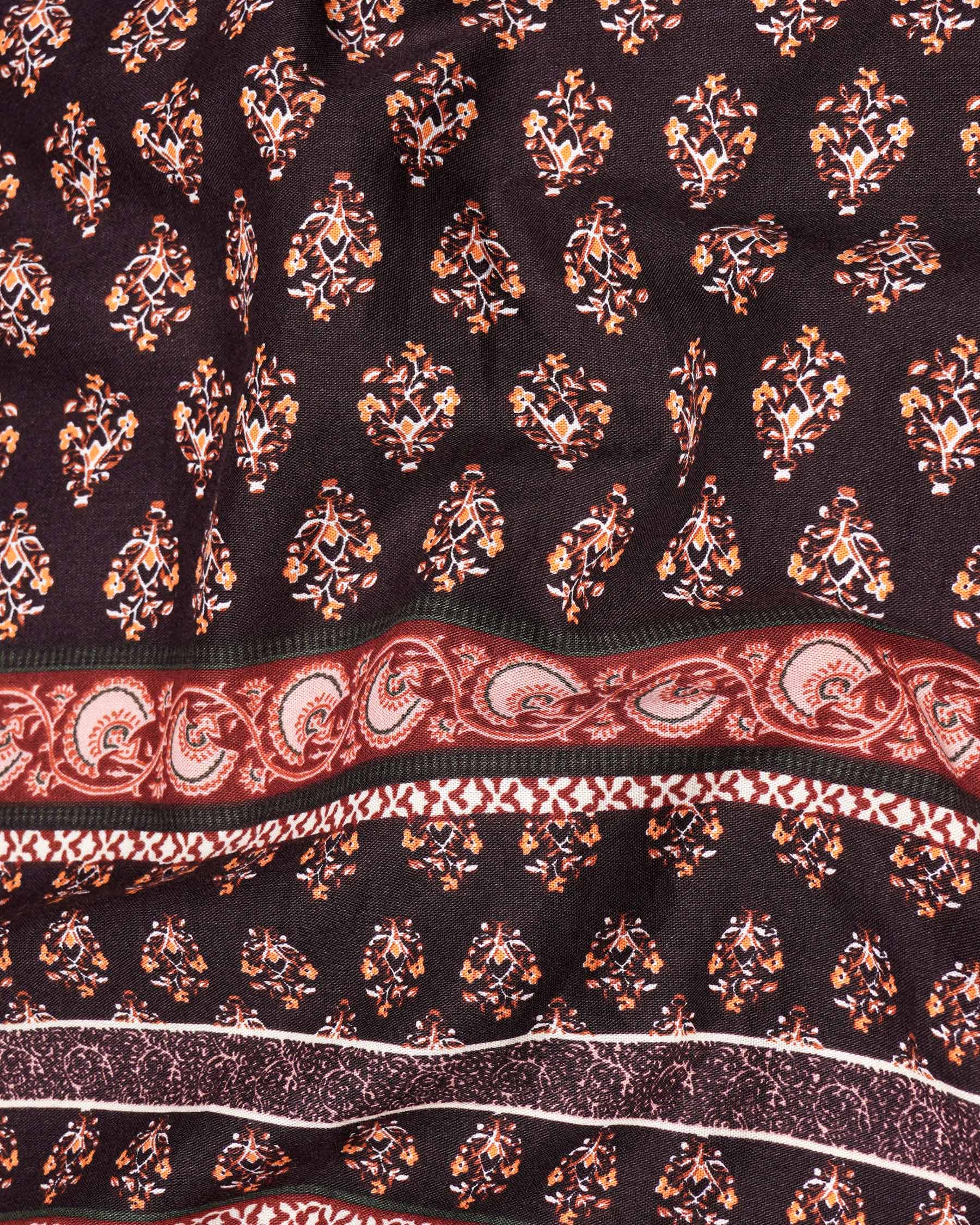 Matterhorn Brown Block Printed Premium Tencel Kurta Shirt 7718-KS-38, 7718-KS-H-38, 7718-KS-39,7718-KS-H-39, 7718-KS-40, 7718-KS-H-40, 7718-KS-42, 7718-KS-H-42, 7718-KS-44, 7718-KS-H-44, 7718-KS-46, 7718-KS-H-46, 7718-KS-48, 7718-KS-H-48, 7718-KS-50, 7718-KS-H-50, 7718-KS-52, 7718-KS-H-52