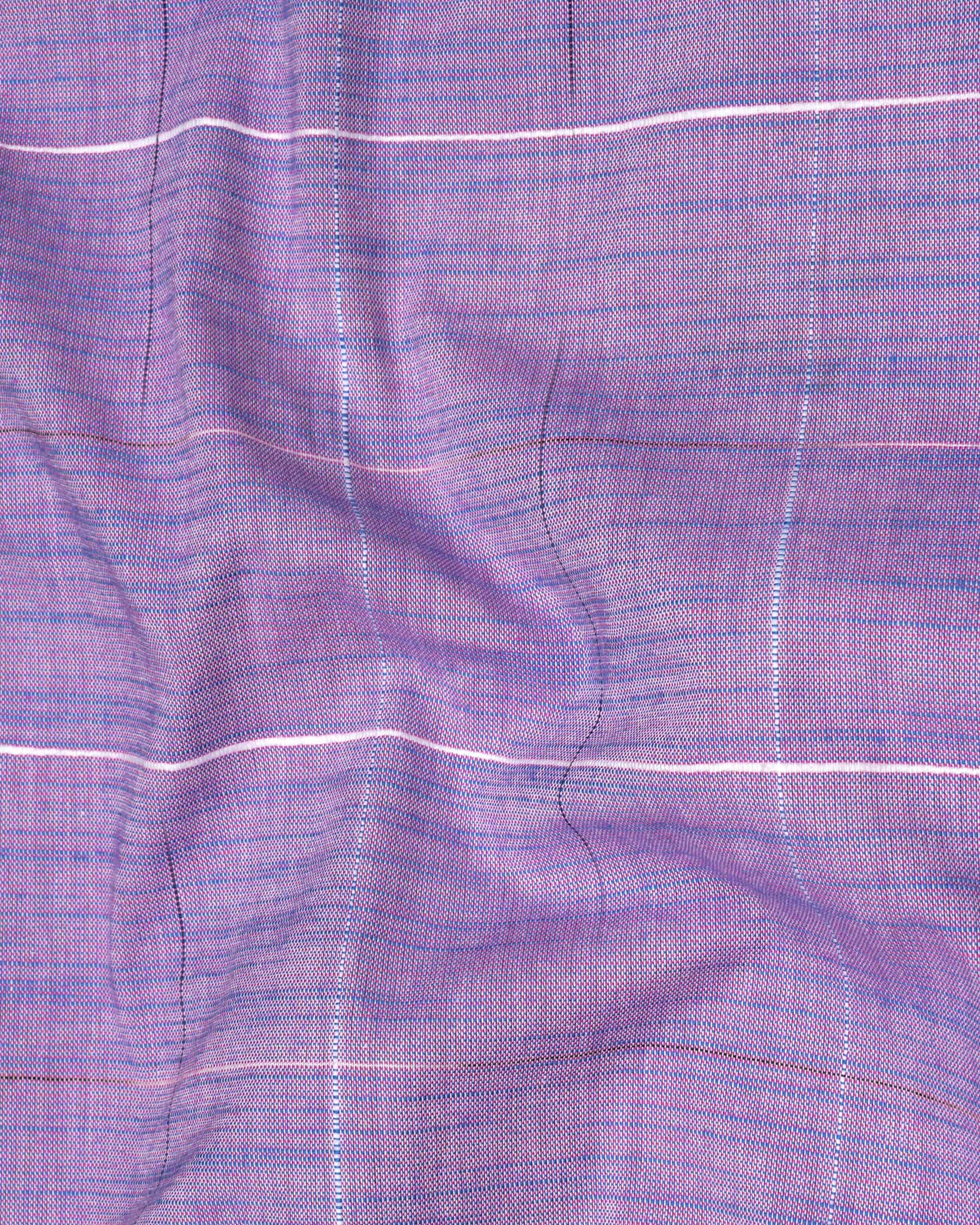 Lavender Purple Plaid Dobby Textured Premium Giza Cotton Kurta Shirt 7719-KS-38, 7719-KS-H-38, 7719-KS-39,7719-KS-H-39, 7719-KS-40, 7719-KS-H-40, 7719-KS-42, 7719-KS-H-42, 7719-KS-44, 7719-KS-H-44, 7719-KS-46, 7719-KS-H-46, 7719-KS-48, 7719-KS-H-48, 7719-KS-50, 7719-KS-H-50, 7719-KS-52, 7719-KS-H-52