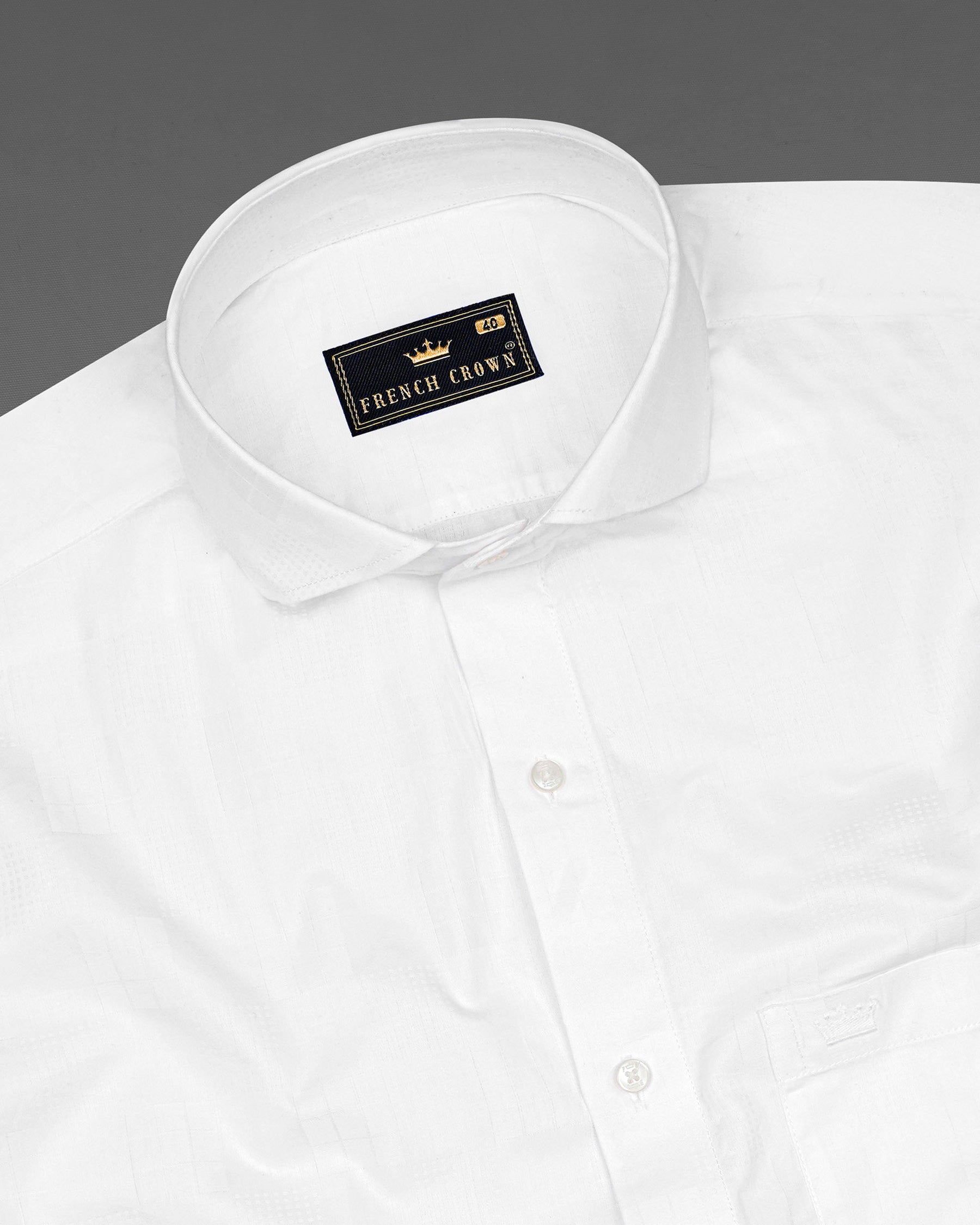 Bright White Jacquard Textured Premium Cotton Shirt 7751-CA-38, 7751-CA-H-38, 7751-CA-39,7751-CA-H-39, 7751-CA-40, 7751-CA-H-40, 7751-CA-42, 7751-CA-H-42, 7751-CA-44, 7751-CA-H-44, 7751-CA-46, 7751-CA-H-46, 7751-CA-48, 7751-CA-H-48, 7751-CA-50, 7751-CA-H-50, 7751-CA-52, 7751-CA-H-52