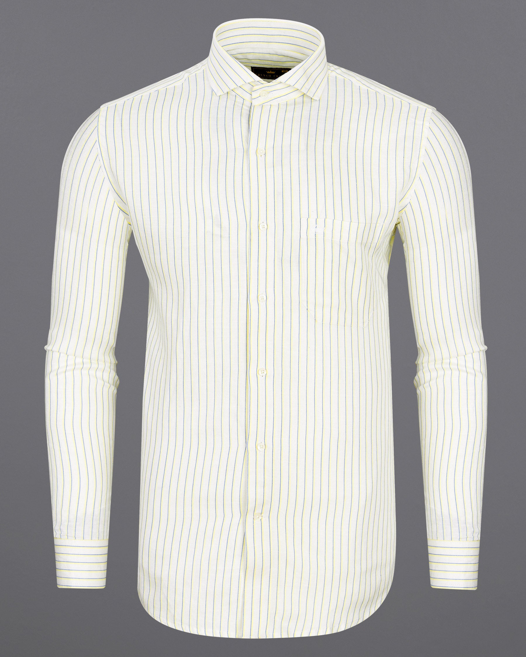 Off-White Striped Luxurious Linen Shirt 7756-CA-38, 7756-CA-H-38, 7756-CA-39,7756-CA-H-39, 7756-CA-40, 7756-CA-H-40, 7756-CA-42, 7756-CA-H-42, 7756-CA-44, 7756-CA-H-44, 7756-CA-46, 7756-CA-H-46, 7756-CA-48, 7756-CA-H-48, 7756-CA-50, 7756-CA-H-50, 7756-CA-52, 7756-CA-H-52