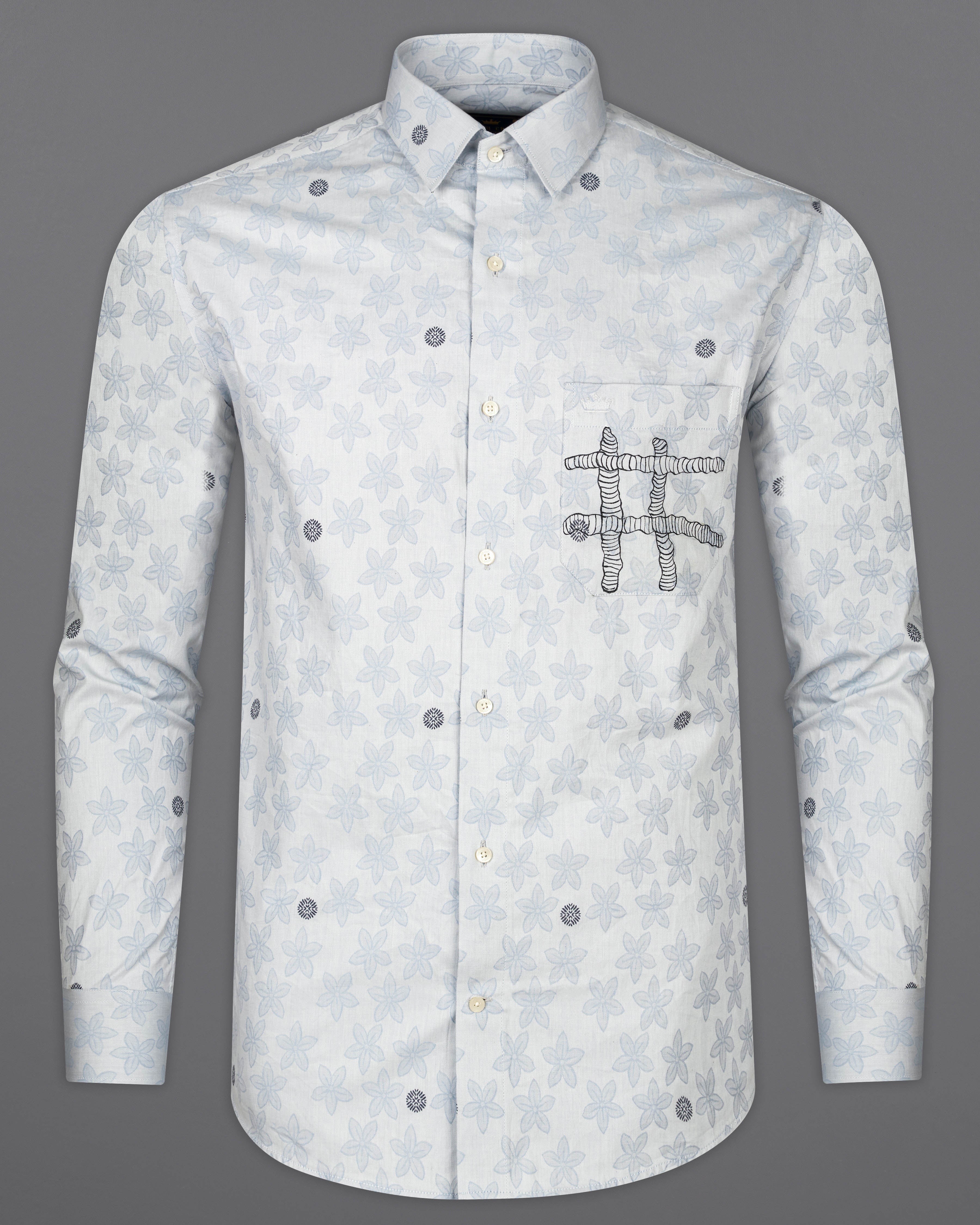 Magnolia with Spun Pearl Gray Hand Painted Jacquard Textured Designer Shirt 7762-ART-38, 7762-ART-H-38, 7762-ART-39, 7762-ART-H-39, 7762-ART-40, 7762-ART-H-40, 7762-ART-42, 7762-ART-H-42, 7762-ART-44, 7762-ART-H-44, 7762-ART-46, 7762-ART-H-46, 7762-ART-48, 7762-ART-H-48, 7762-ART-50, 7762-ART-H-50, 7762-ART-52, 7762-ART-H-52.