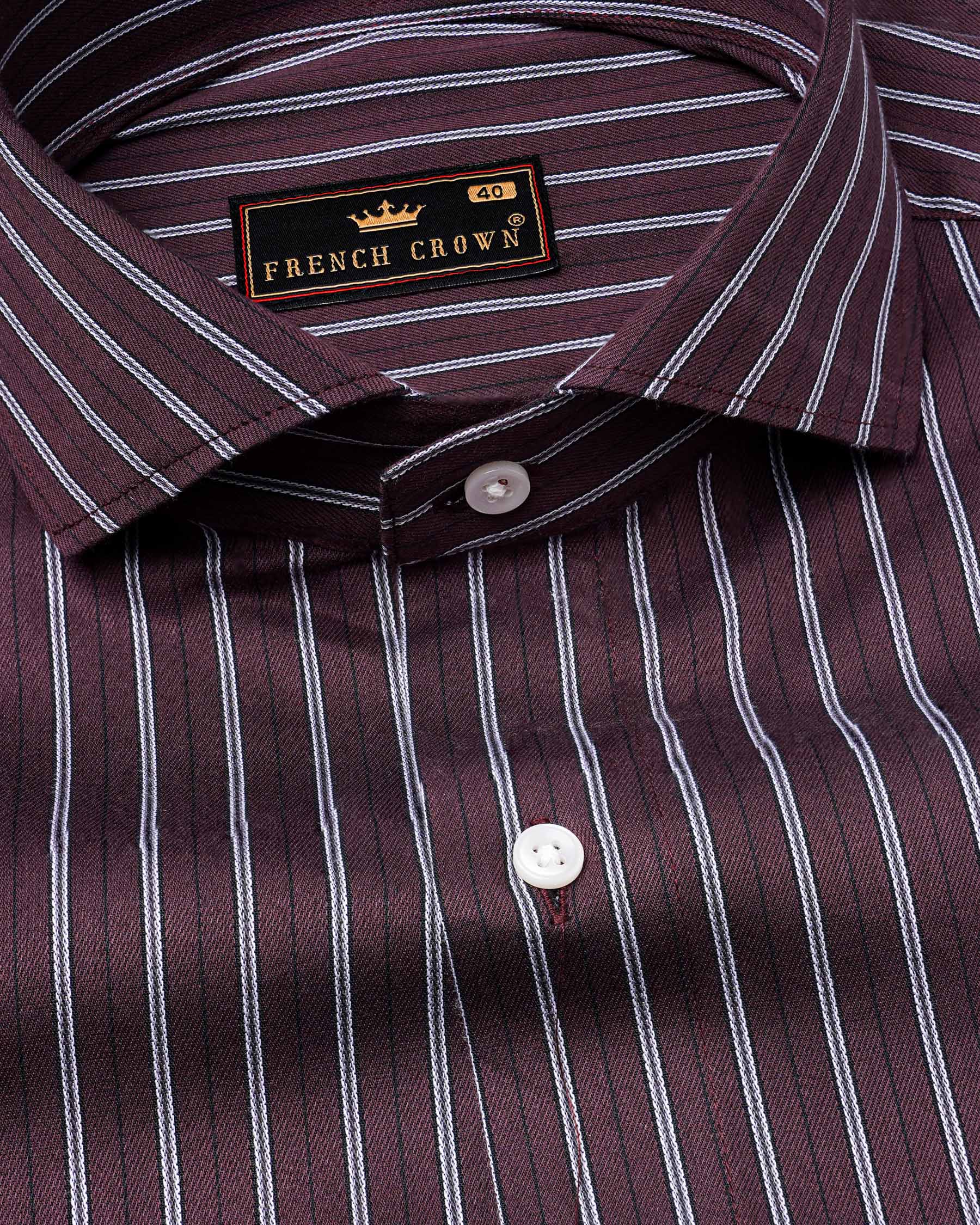 Dune Wine with Black Striped Dobby Textured Premium Giza Cotton Shirt 7768-CA-38, 7768-CA-H-38, 7768-CA-39,7768-CA-H-39, 7768-CA-40, 7768-CA-H-40, 7768-CA-42, 7768-CA-H-42, 7768-CA-44, 7768-CA-H-44, 7768-CA-46, 7768-CA-H-46, 7768-CA-48, 7768-CA-H-48, 7768-CA-50, 7768-CA-H-50, 7768-CA-52, 7768-CA-H-52