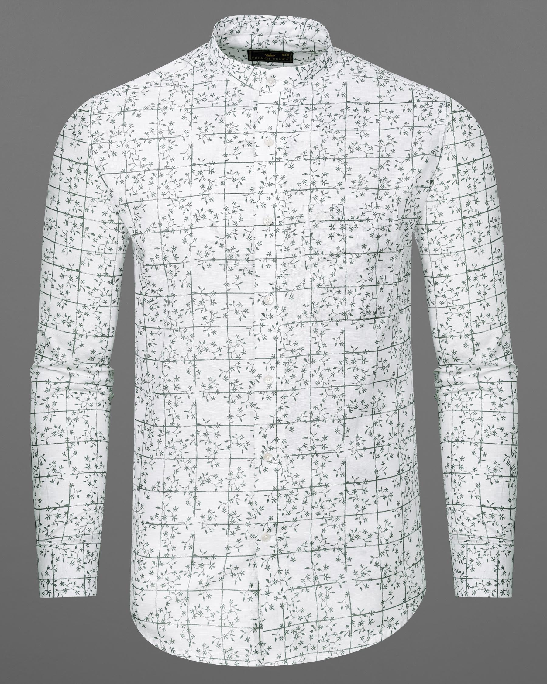 Bright White Windowpane Luxurious Linen Shirt 7776-M-38, 7776-M-H-38, 7776-M-39,7776-M-H-39, 7776-M-40, 7776-M-H-40, 7776-M-42, 7776-M-H-42, 7776-M-44, 7776-M-H-44, 7776-M-46, 7776-M-H-46, 7776-M-48, 7776-M-H-48, 7776-M-50, 7776-M-H-50, 7776-M-52, 7776-M-H-52