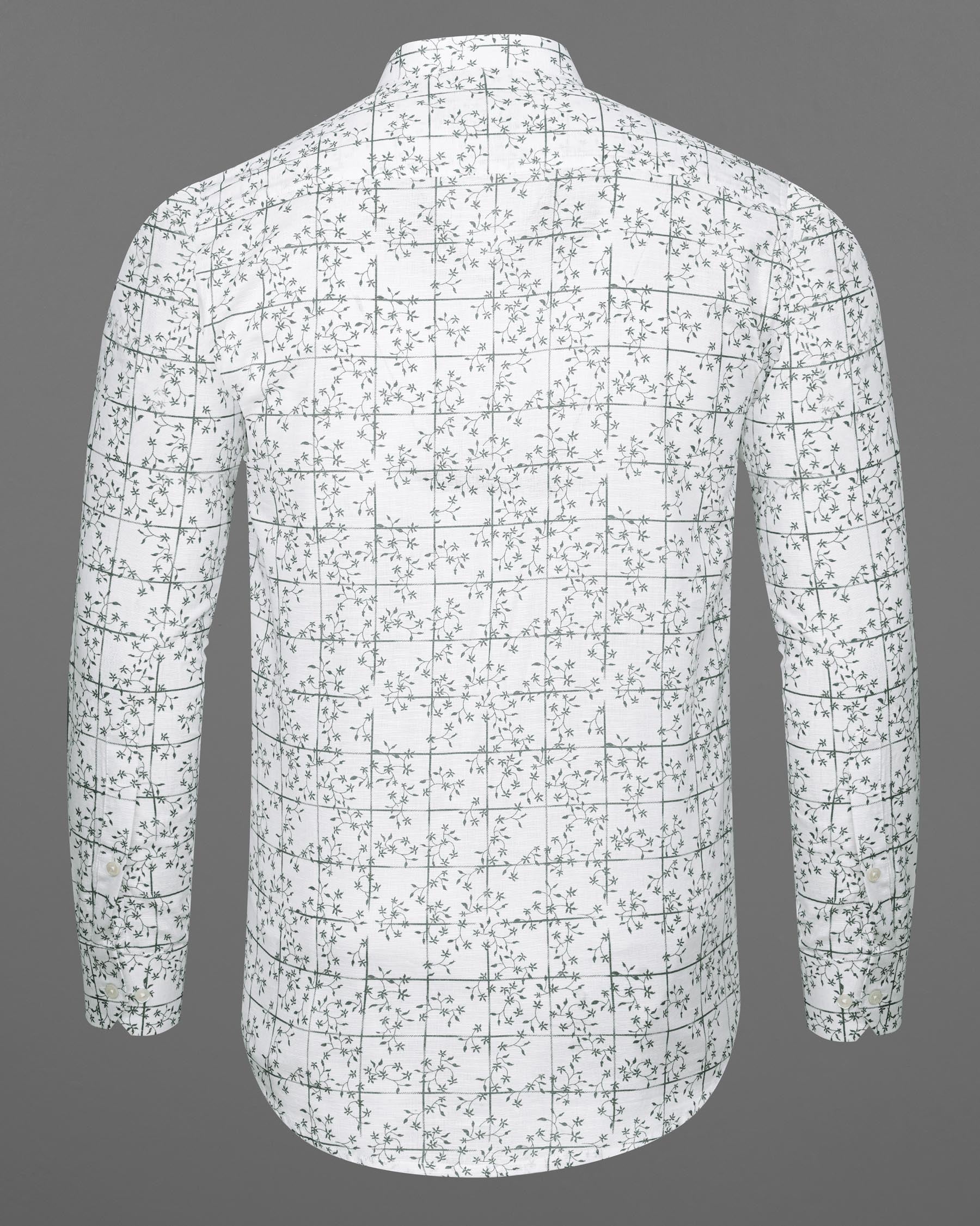 Bright White Windowpane Luxurious Linen Shirt 7776-M-38, 7776-M-H-38, 7776-M-39,7776-M-H-39, 7776-M-40, 7776-M-H-40, 7776-M-42, 7776-M-H-42, 7776-M-44, 7776-M-H-44, 7776-M-46, 7776-M-H-46, 7776-M-48, 7776-M-H-48, 7776-M-50, 7776-M-H-50, 7776-M-52, 7776-M-H-52