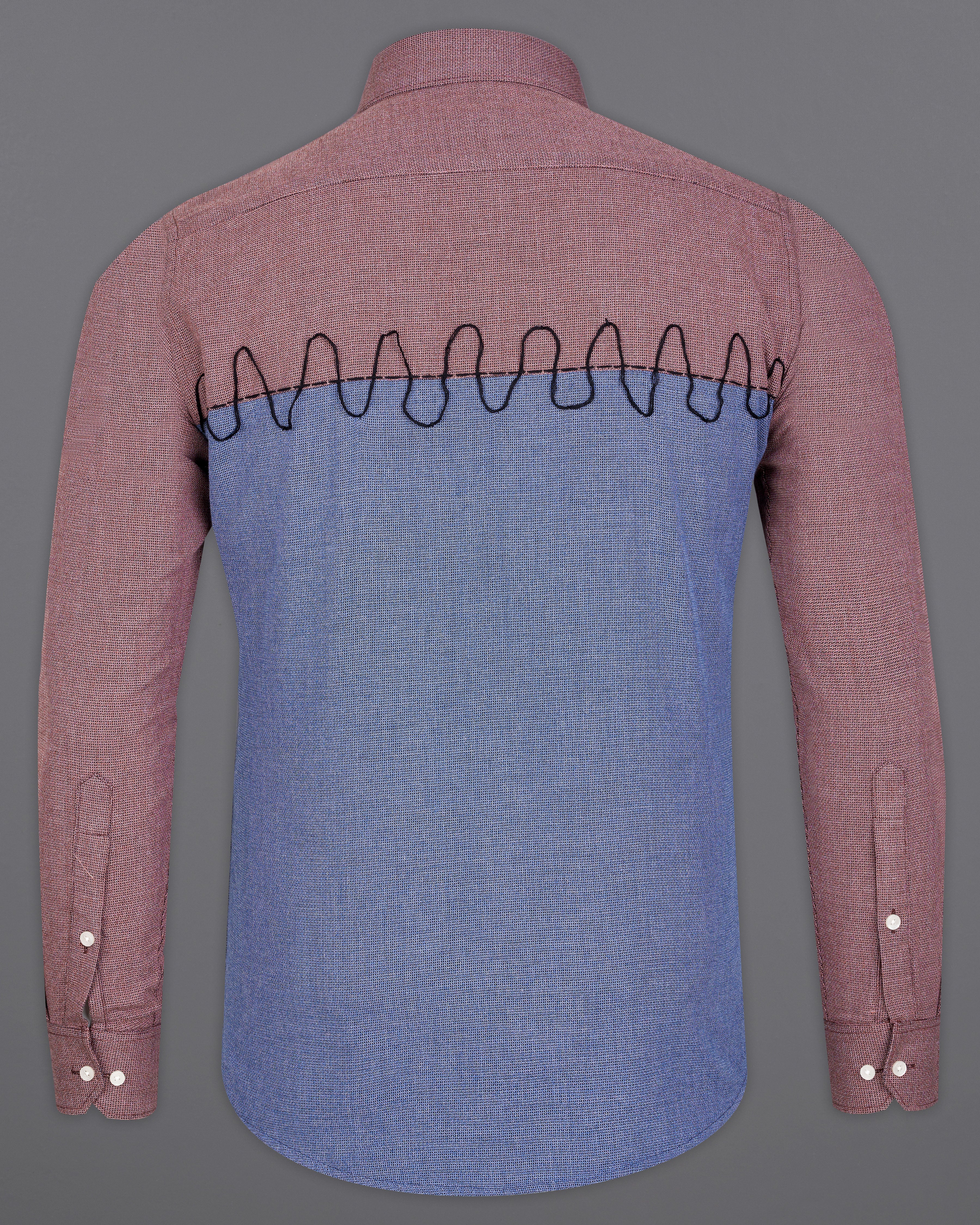 Waikawa Blue Embroidered Dobby Textured Premium Giza Cotton Shirt 7795-P146-E058-38, 7795-P146-E058-H-38, 7795-P146-E058-39, 7795-P146-E058-H-39, 7795-P146-E058-40, 7795-P146-E058-H-40, 7795-P146-E058-42, 7795-P146-E058-H-42, 7795-P146-E058-44, 7795-P146-E058-H-44, 7795-P146-E058-46, 7795-P146-E058-H-46, 7795-P146-E058-48, 7795-P146-E058-H-48, 7795-P146-E058-50, 7795-P146-E058-H-50, 7795-P146-E058-52, 7795-P146-E058-H-52