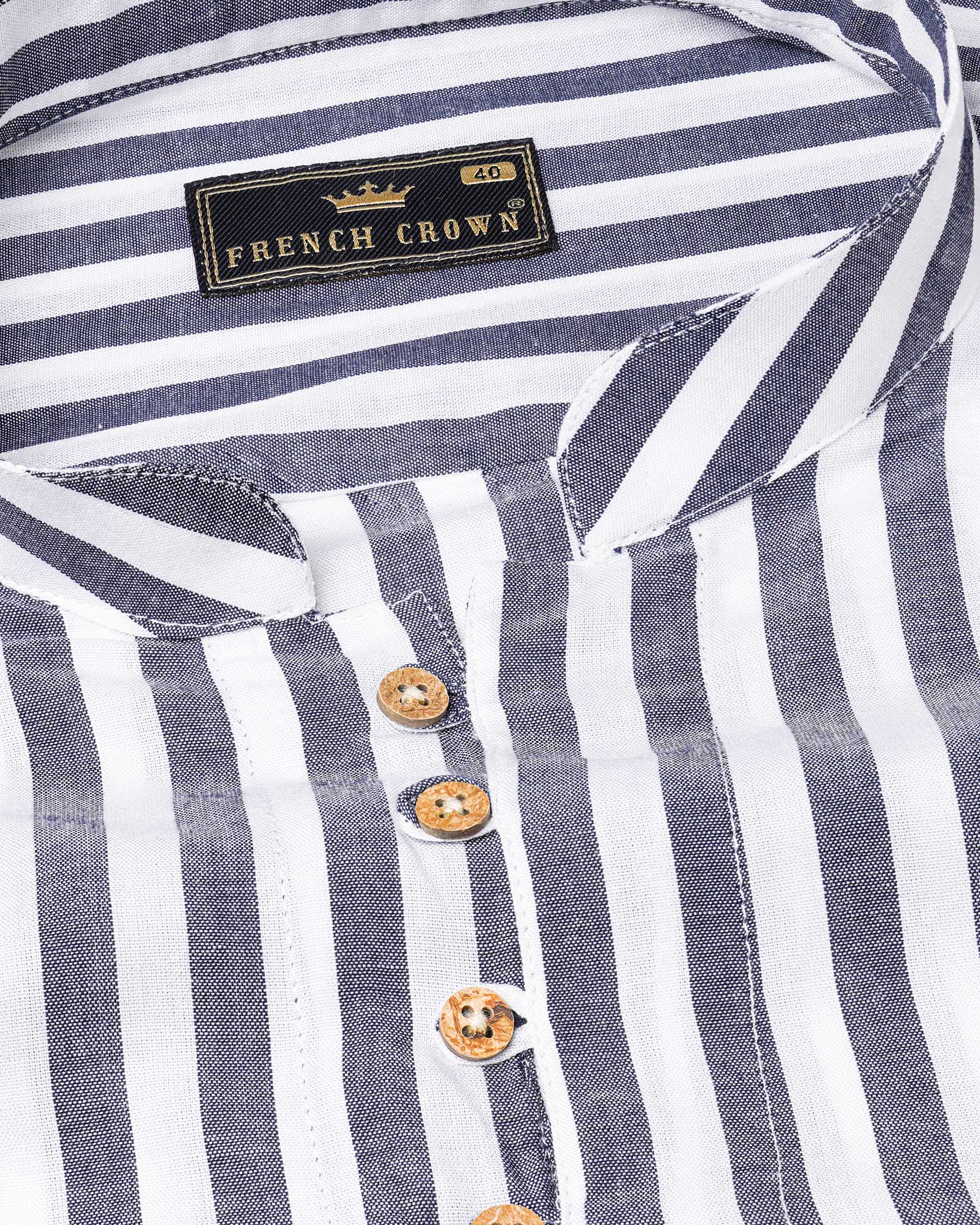 Bright White With Kimberly Gray Striped Premium Tencel Kurta Shirt 7798-KS-38, 7798-KS-H-38, 7798-KS-39,7798-KS-H-39, 7798-KS-40, 7798-KS-H-40, 7798-KS-42, 7798-KS-H-42, 7798-KS-44, 7798-KS-H-44, 7798-KS-46, 7798-KS-H-46, 7798-KS-48, 7798-KS-H-48, 7798-KS-50, 7798-KS-H-50, 7798-KS-52, 7798-KS-H-52