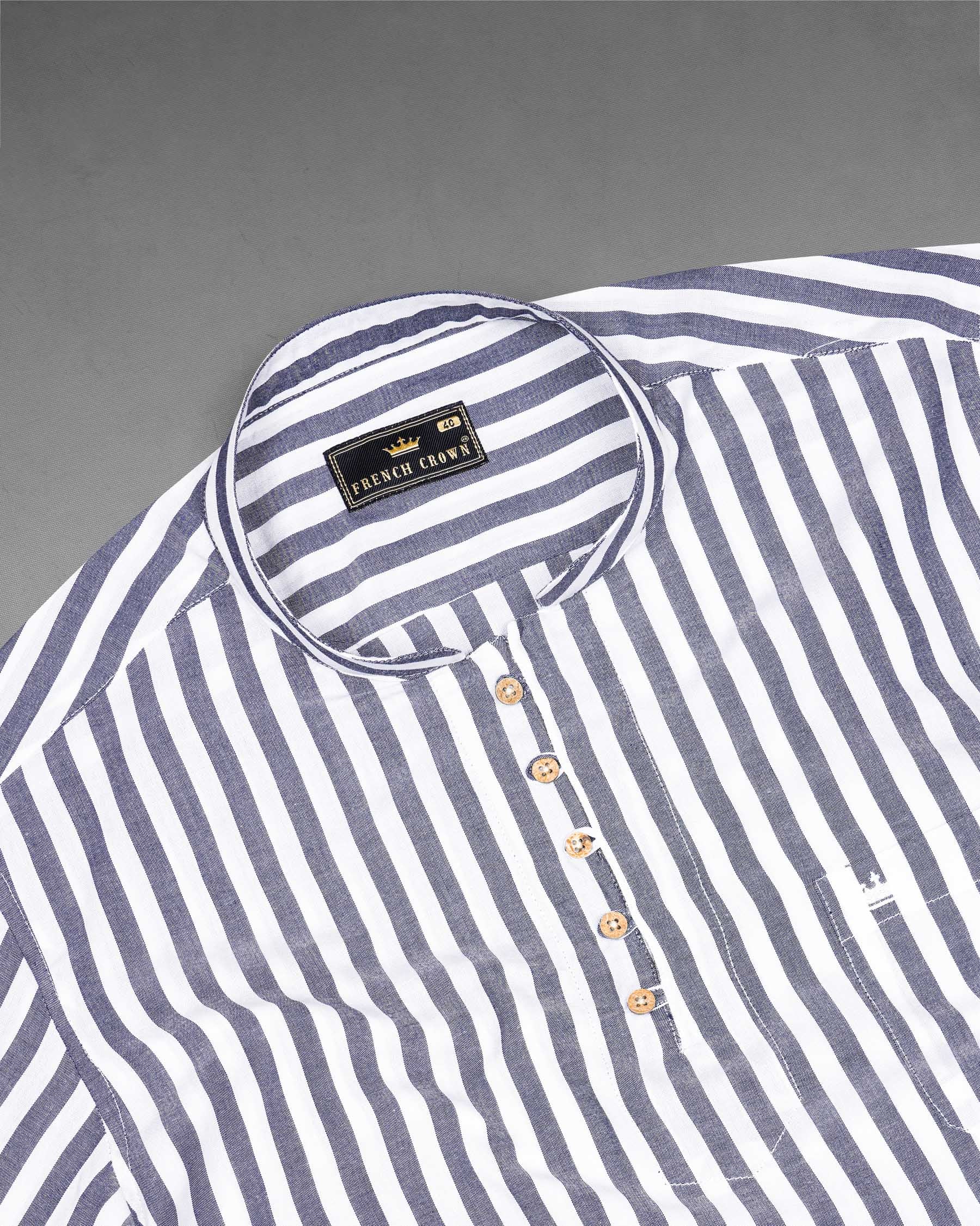 Bright White With Kimberly Gray Striped Premium Tencel Kurta Shirt 7798-KS-38, 7798-KS-H-38, 7798-KS-39,7798-KS-H-39, 7798-KS-40, 7798-KS-H-40, 7798-KS-42, 7798-KS-H-42, 7798-KS-44, 7798-KS-H-44, 7798-KS-46, 7798-KS-H-46, 7798-KS-48, 7798-KS-H-48, 7798-KS-50, 7798-KS-H-50, 7798-KS-52, 7798-KS-H-52