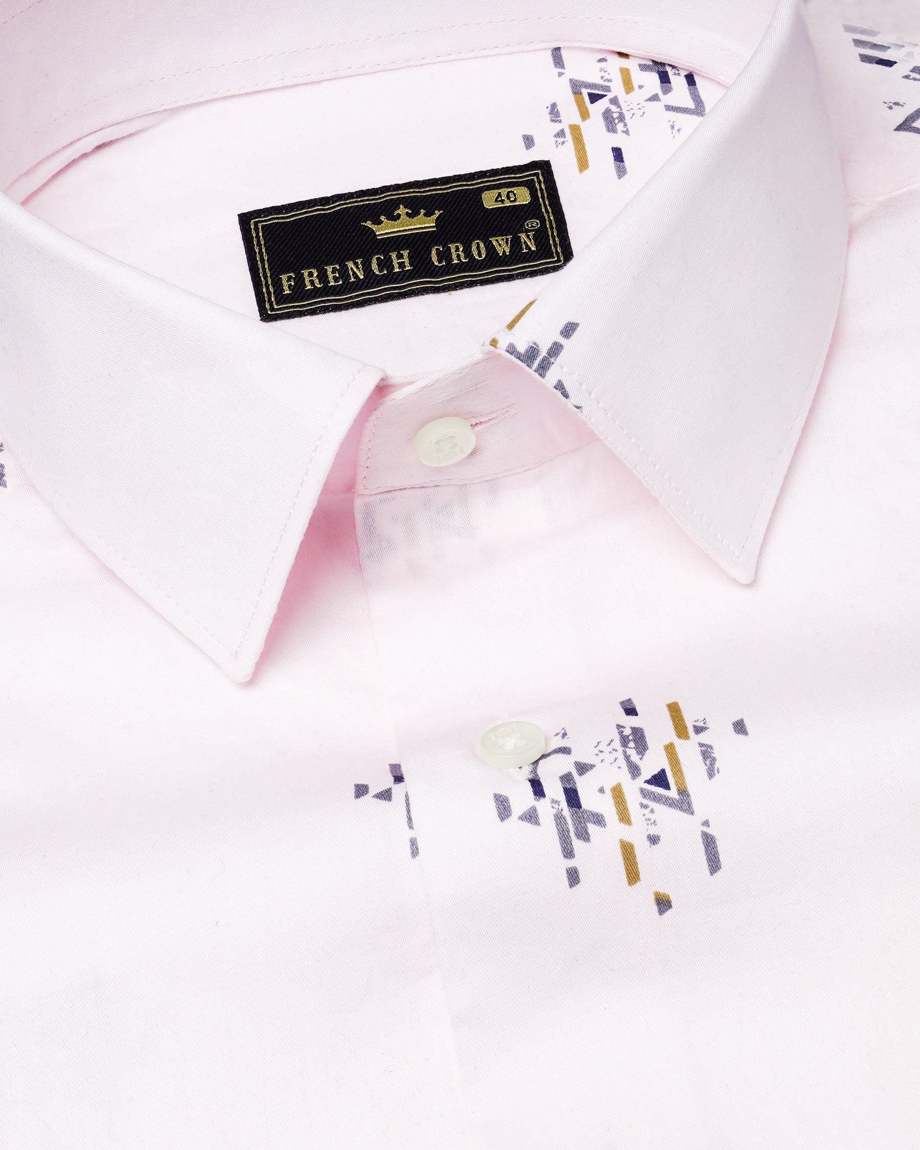 Prim Pink Printed Super Soft Premium Cotton Shirt 7835-38, 7835-H-38, 7835-39,7835-H-39, 7835-40, 7835-H-40, 7835-42, 7835-H-42, 7835-44, 7835-H-44, 7835-46, 7835-H-46, 7835-48, 7835-H-48, 7835-50, 7835-H-50, 7835-52, 7835-H-52